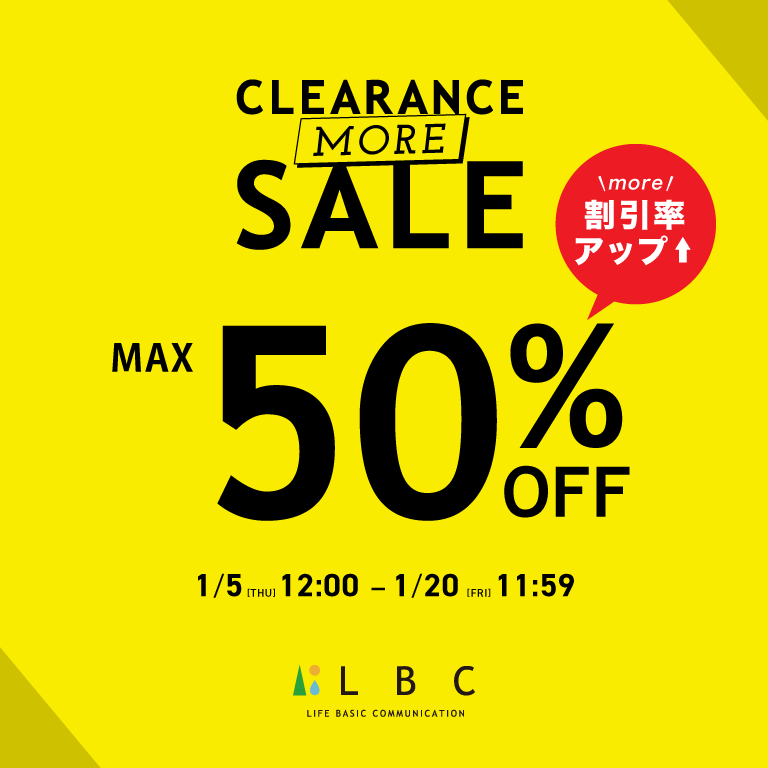LBC | CLEARANCE MORE SALE