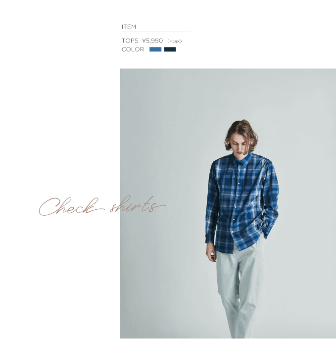 √M(ルートエム) チェックBIGシャツ
