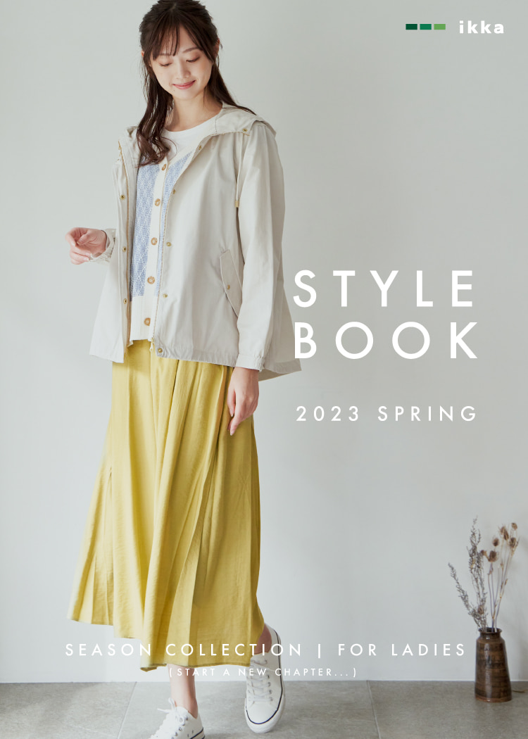 ikka STYLEBOOK 2023SPRING LADIES visual