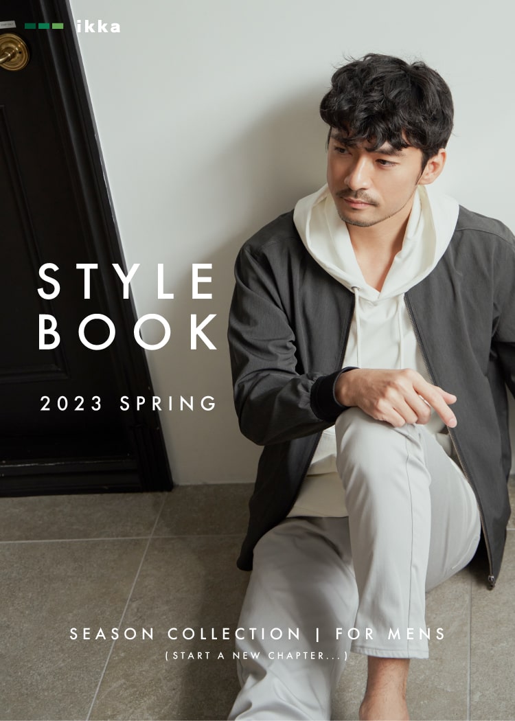 ikka STYLEBOOK 2023SPRING MENS visual