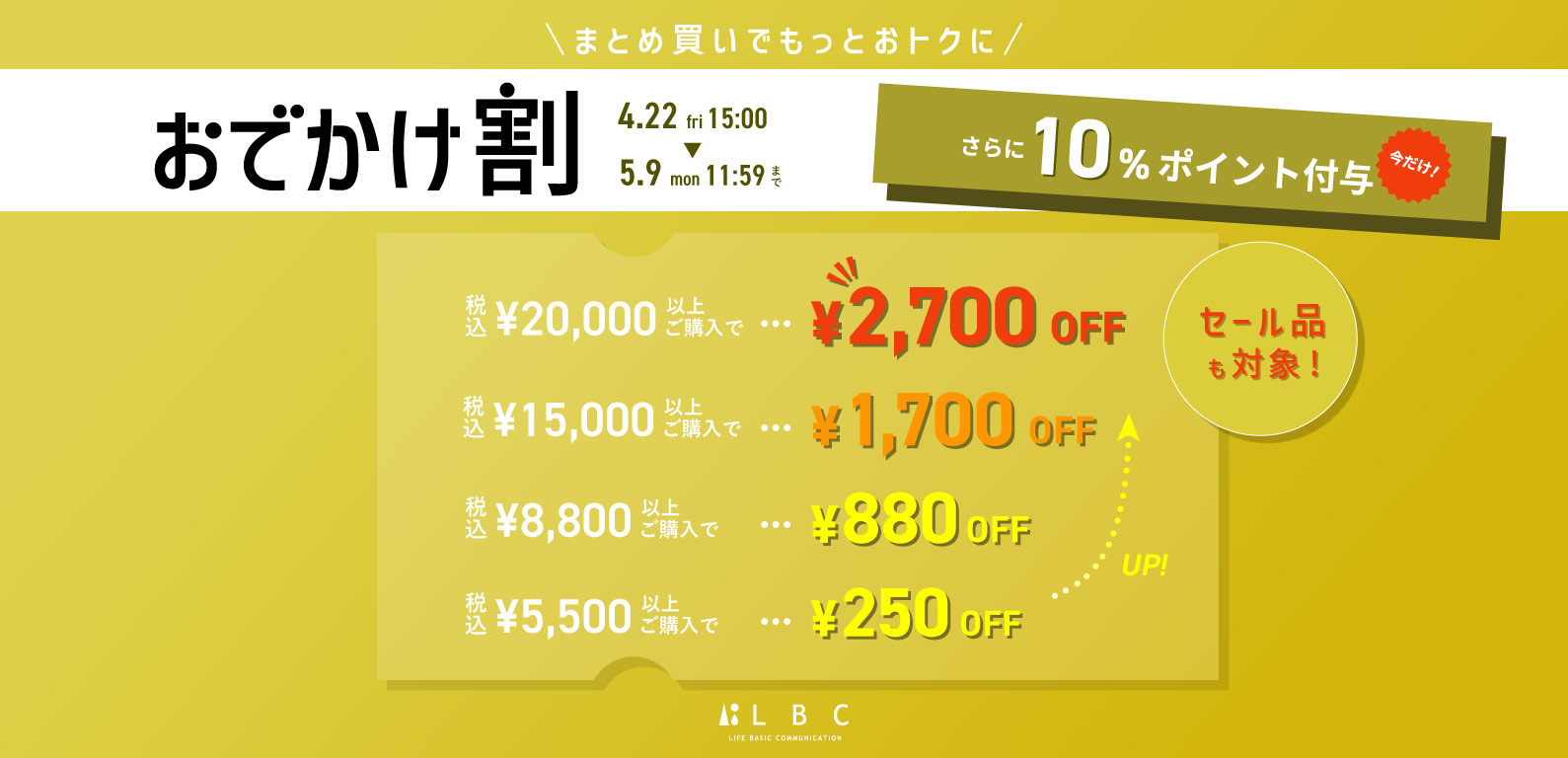 LBC | おでかけ割