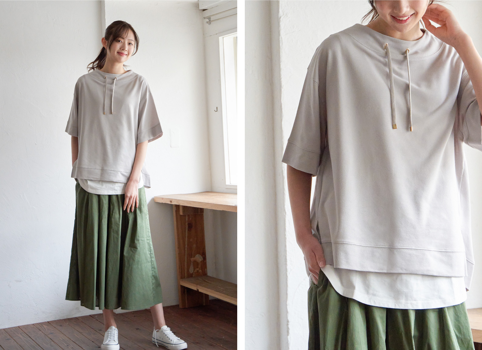 着用スタイリング1,ikka,InRed,イッカ,いっか,インレッド,InRed6月号,インレッド6月号,STYLING1