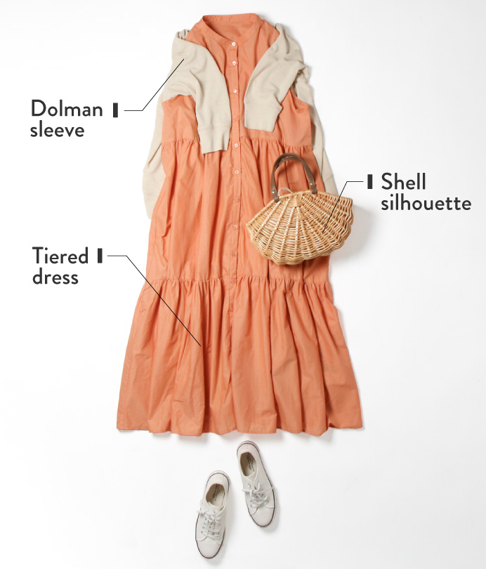 夏のユルっと軽やかコーデ