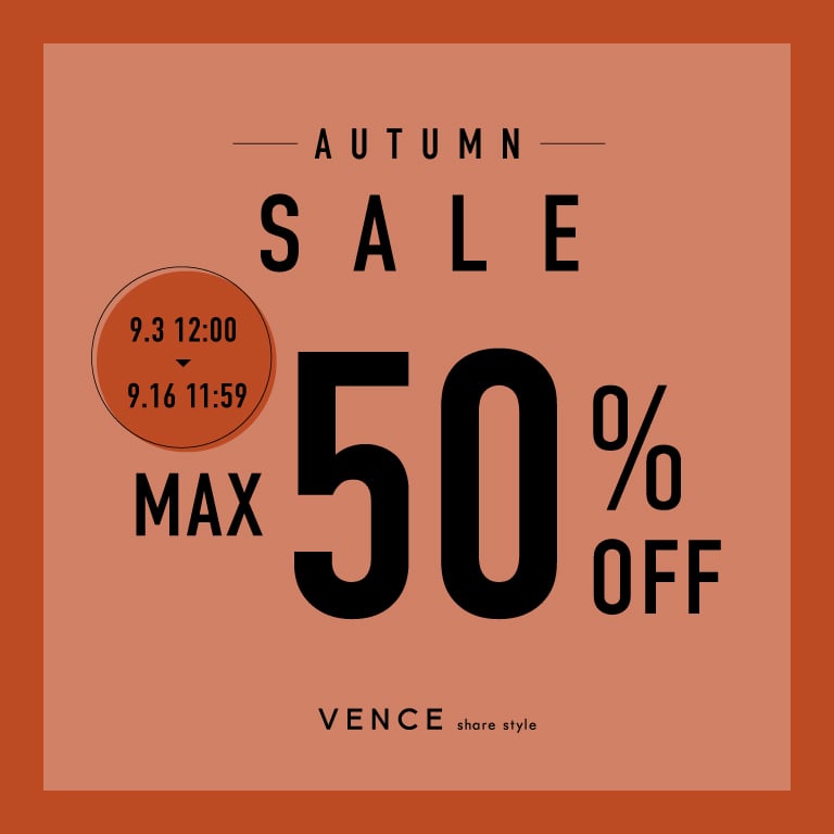VENCE | AUTUMN SALE