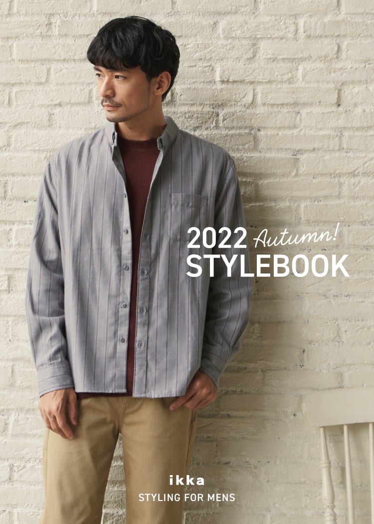 ikka STYLEBOOK 2022AUTUMN MENS visual