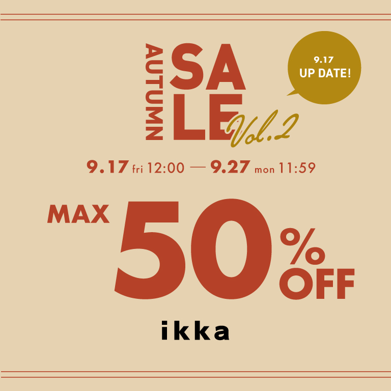 ikka | AUTUMN SALE Vol.2