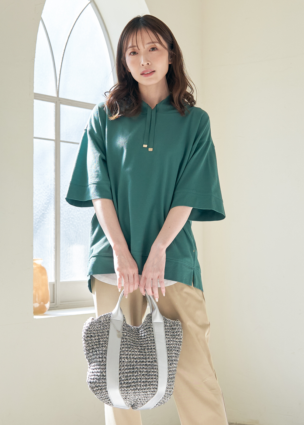 波瑠さんスタイリング01,ikka,InRed,イッカ,いっか,インレッド,InRed5月号,インレッド5月号,インレッド,波瑠,ハル,はる,雑誌タイアップ,雑誌,雑誌InRed,2025年,ファッション,ファッション雑誌,ドラマ,女優,タレント,ファッションモデル,映画,CM,LBC,エルビーシー,イオン,AEON,三宅,コックス,COX