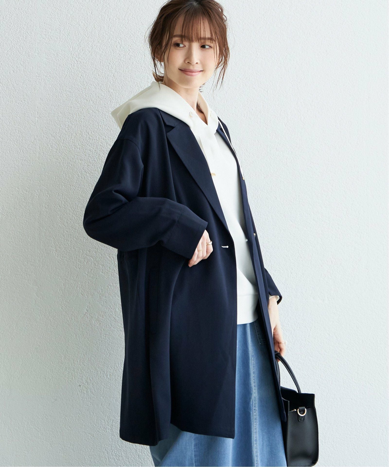 ゆるテーラードコート,ikka| TOKYO DESIGN CHANNEL