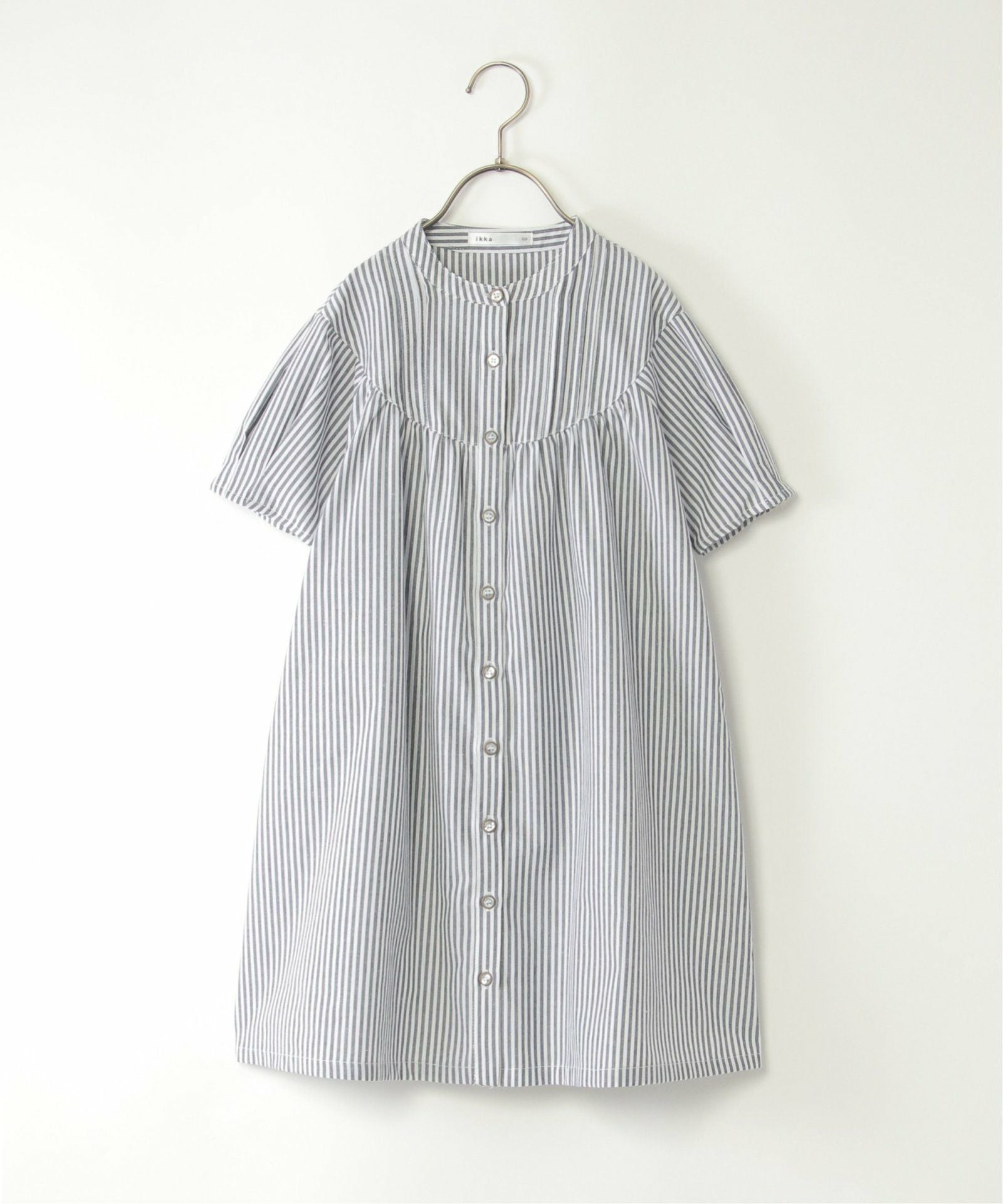 ブロックチェックドッキングワンピース（120~160cm）,ikka| TOKYO
