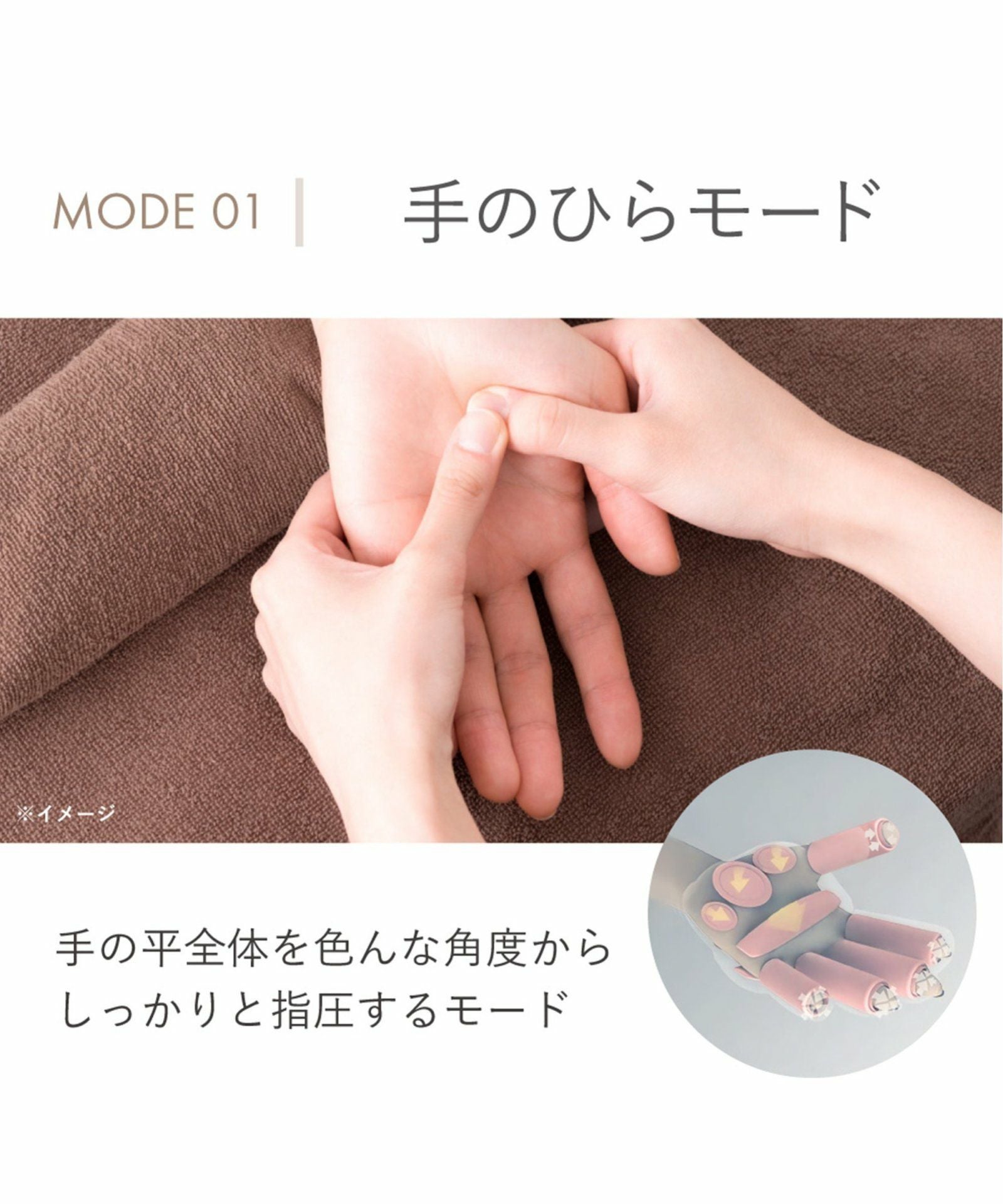 NIPLUX HAND MOMI ハンドモミ,TOKYO DESIGN CHANNEL BUYERS SELECT