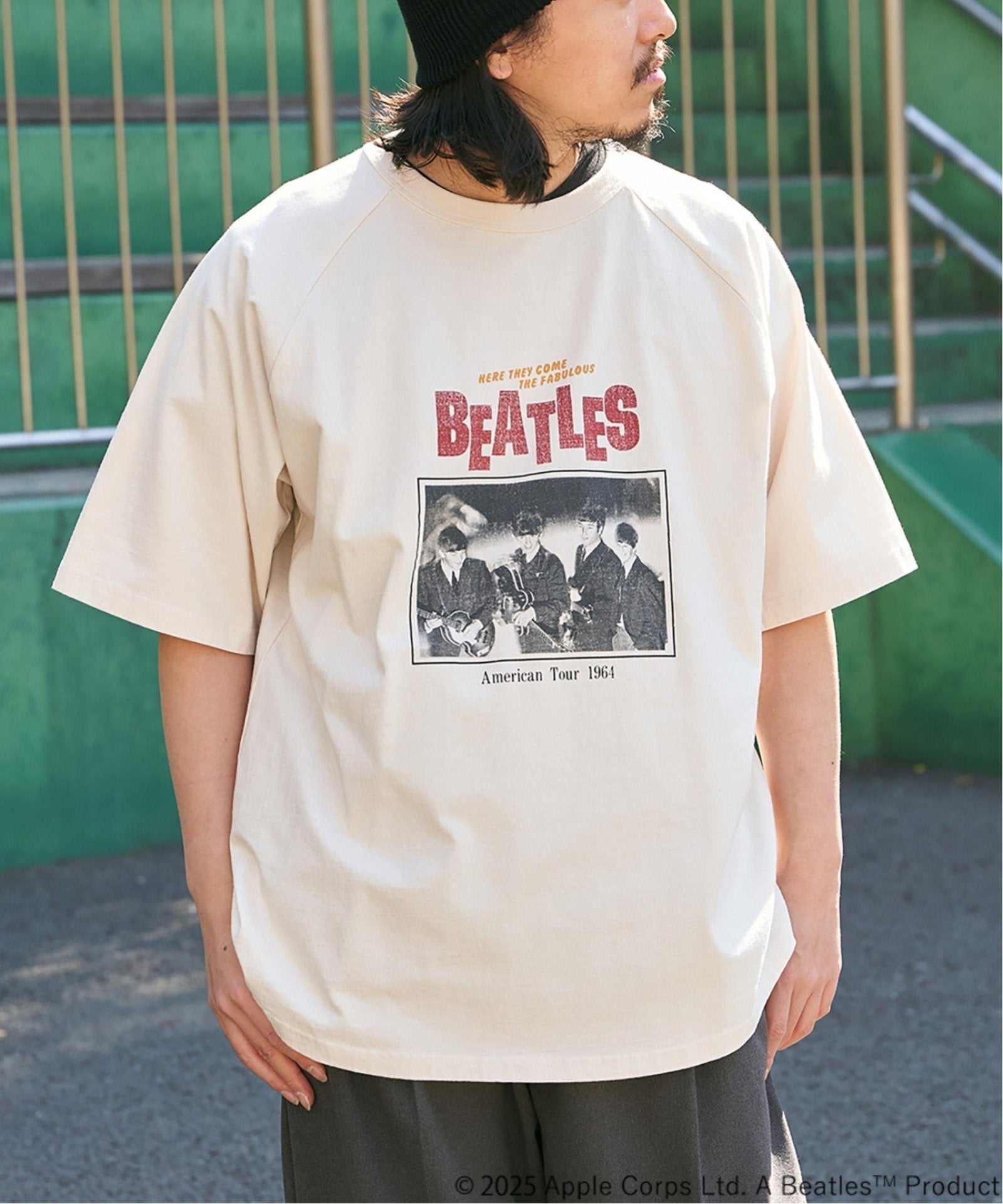 値下げ中 vintage55 Beatles ビートルズ　刺繍Ｔシャツ 別注】THE BEATLES ザ ビートルズ ツアーラグランTシャツ,VENCE| TOKYO