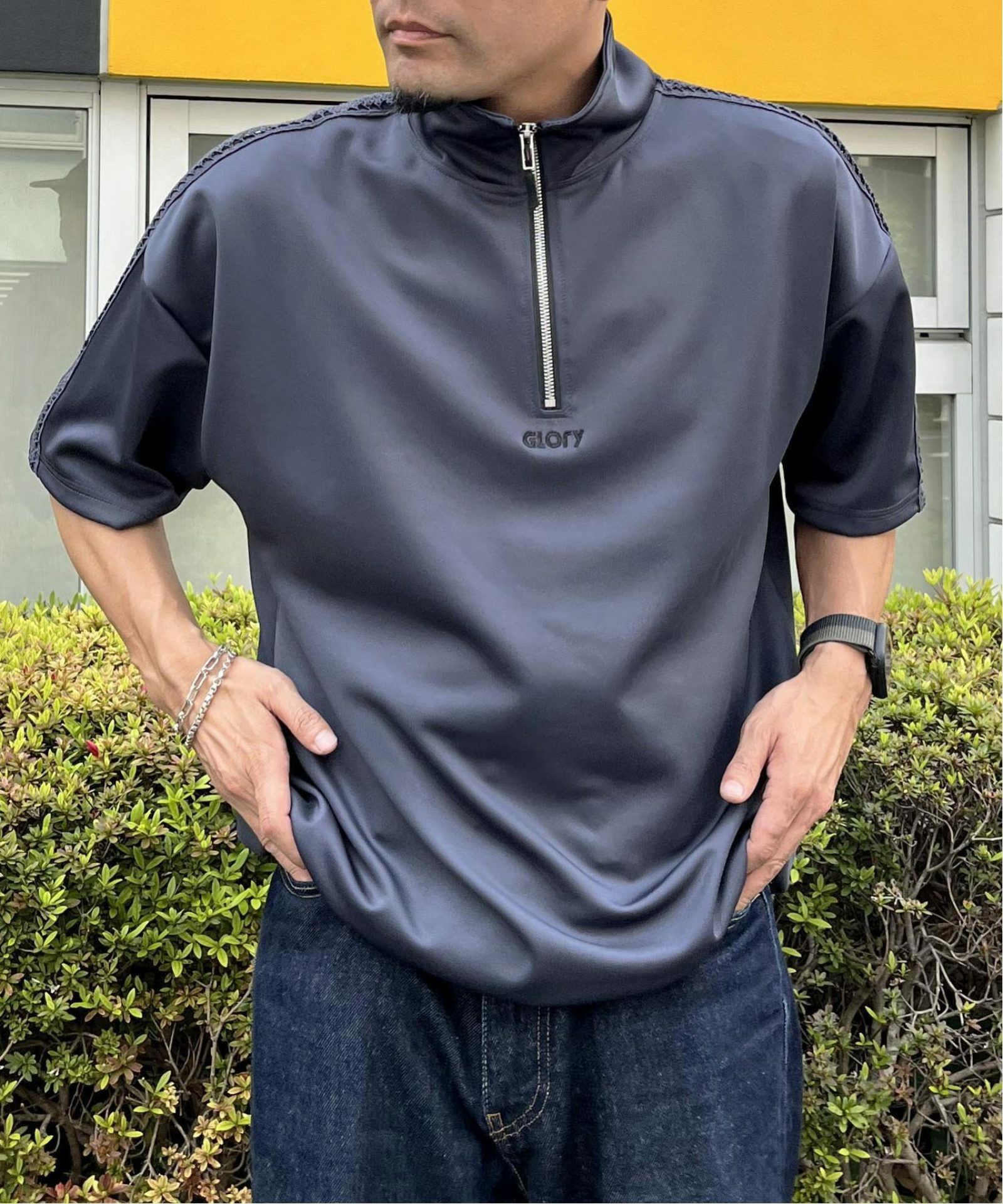 レースライン ハーフZIP半袖ジャージ,70%OFF| TOKYO DESIGN CHANNEL