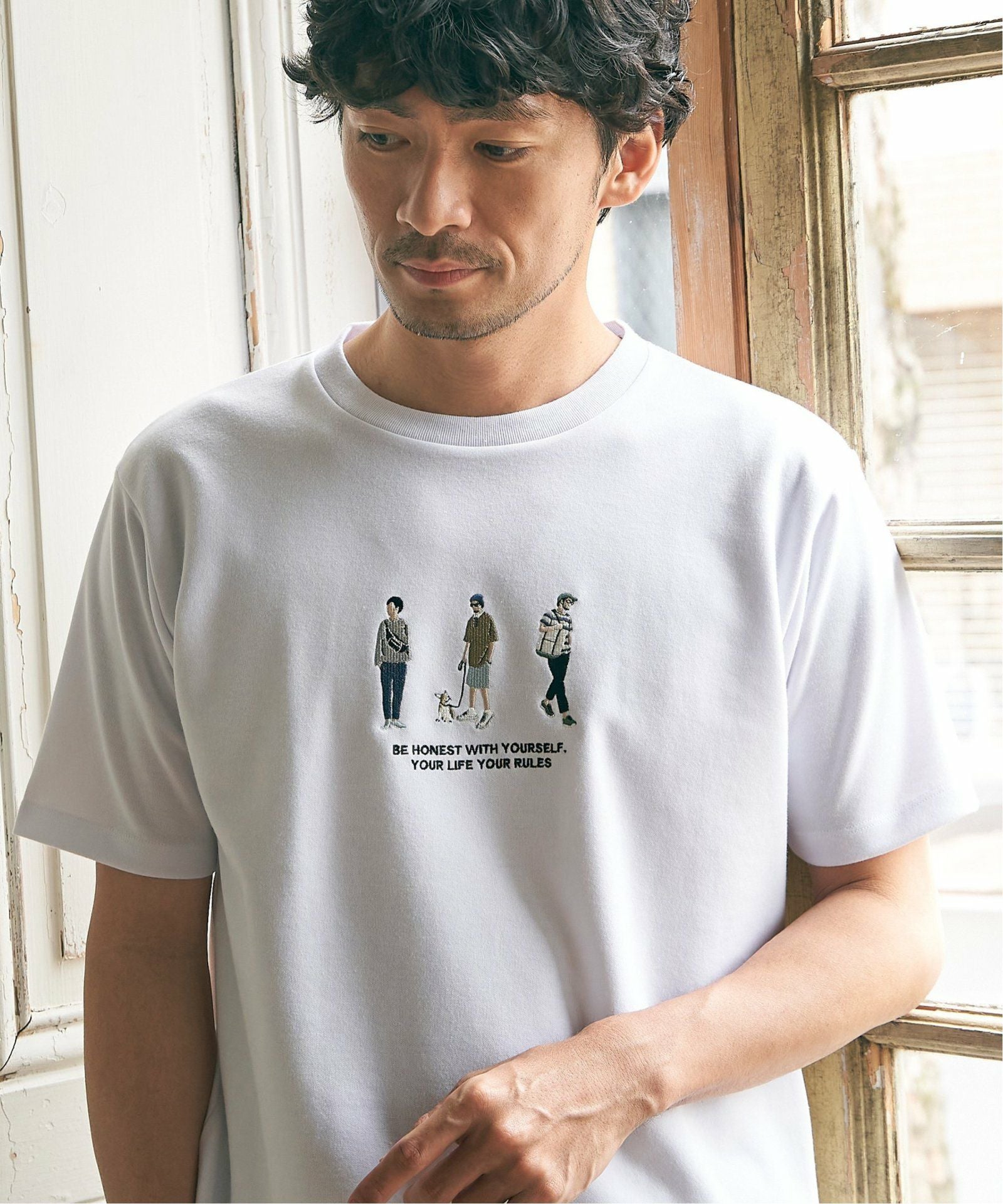 ご依頼品本日のみ！　　　　　　　　　　　MILKカラー3点セットお揃い親子コーデ 親子コーデ】ポンチスリーメン刺繍Tシャツ,ikka| TOKYO DESIGN CHANNEL
