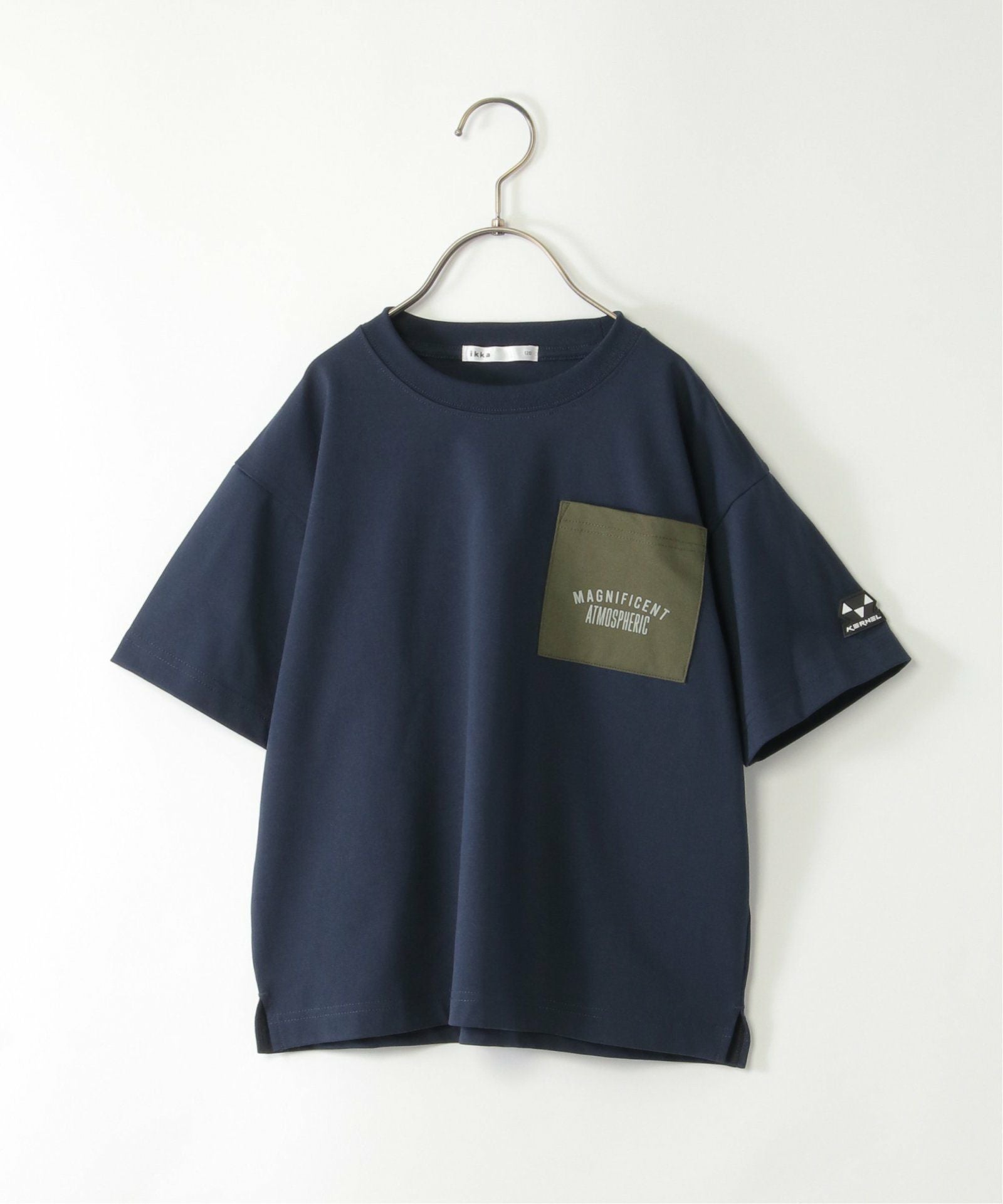 セットアップ対応】冷感メッシュダブルポケ付きTシャツ（120~160cm