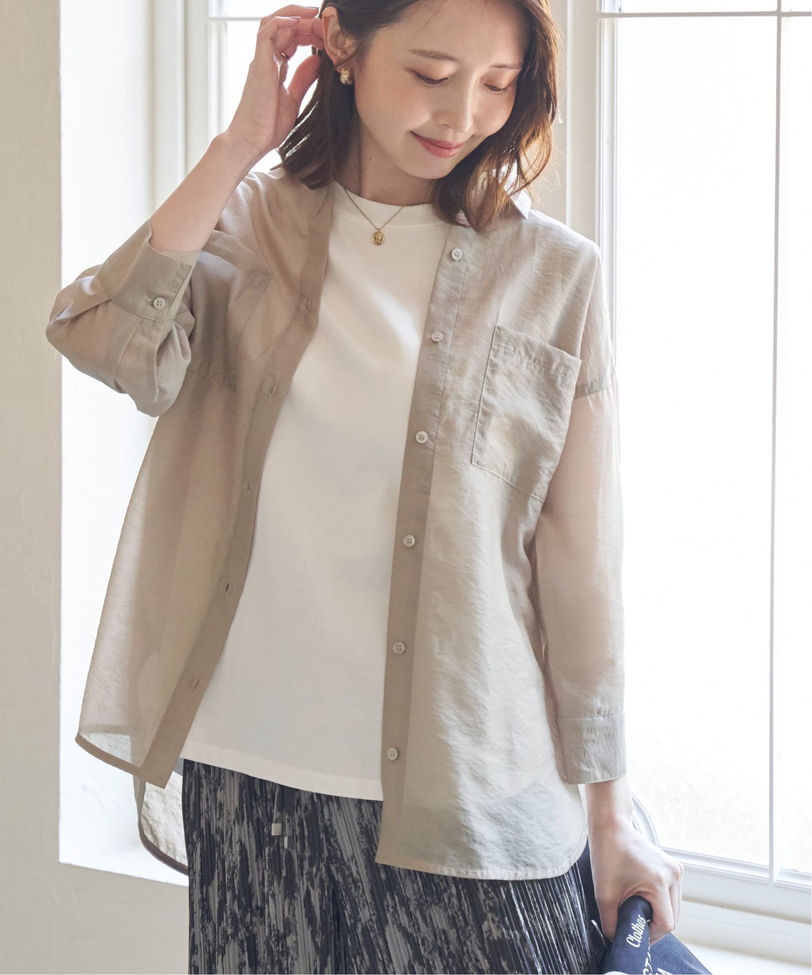 2点セット】シアーシャツタンクアンサンブル,30%OFF| TOKYO DESIGN CHANNEL