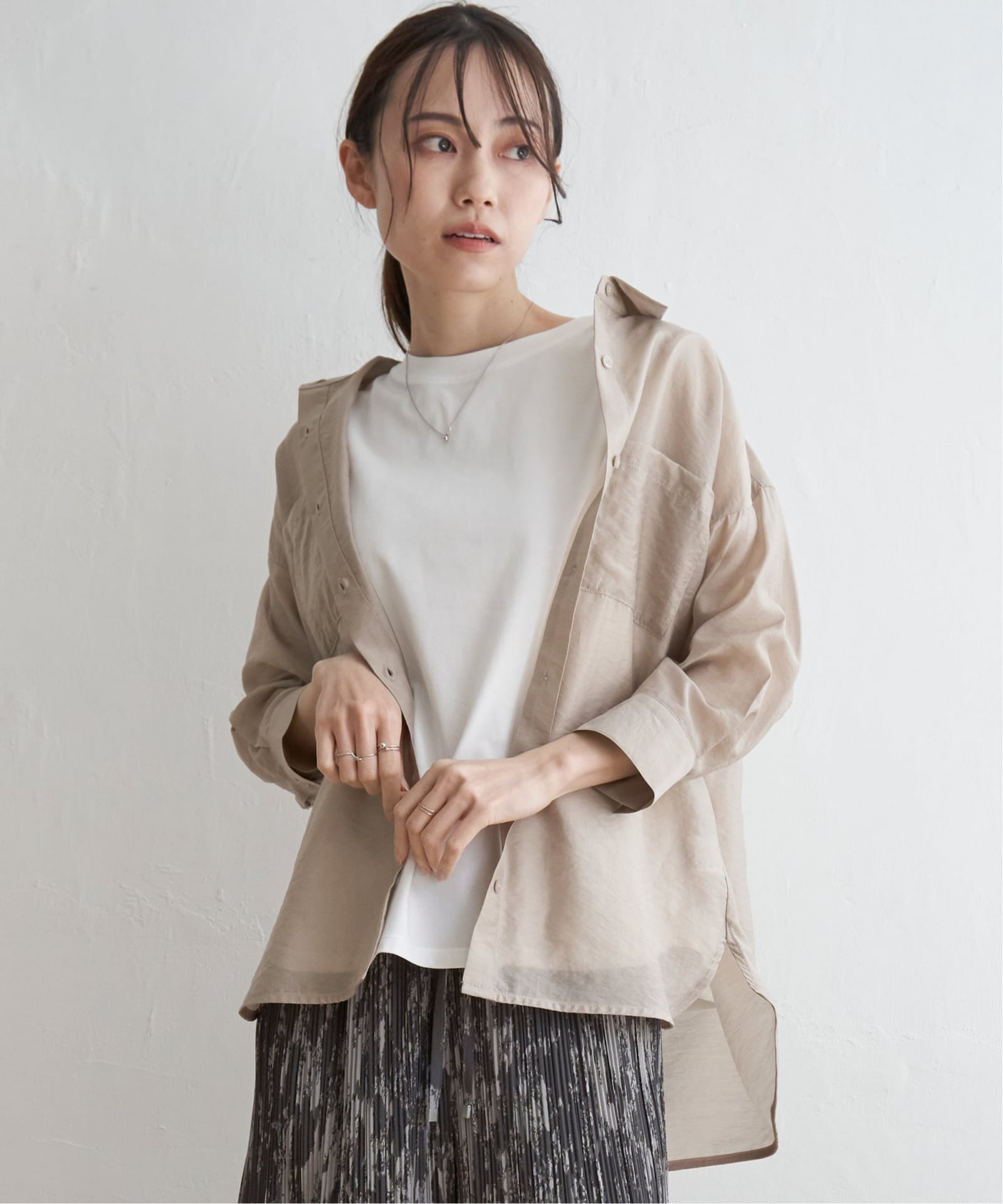 2点セット】シアーシャツタンクアンサンブル,30%OFF| TOKYO DESIGN CHANNEL