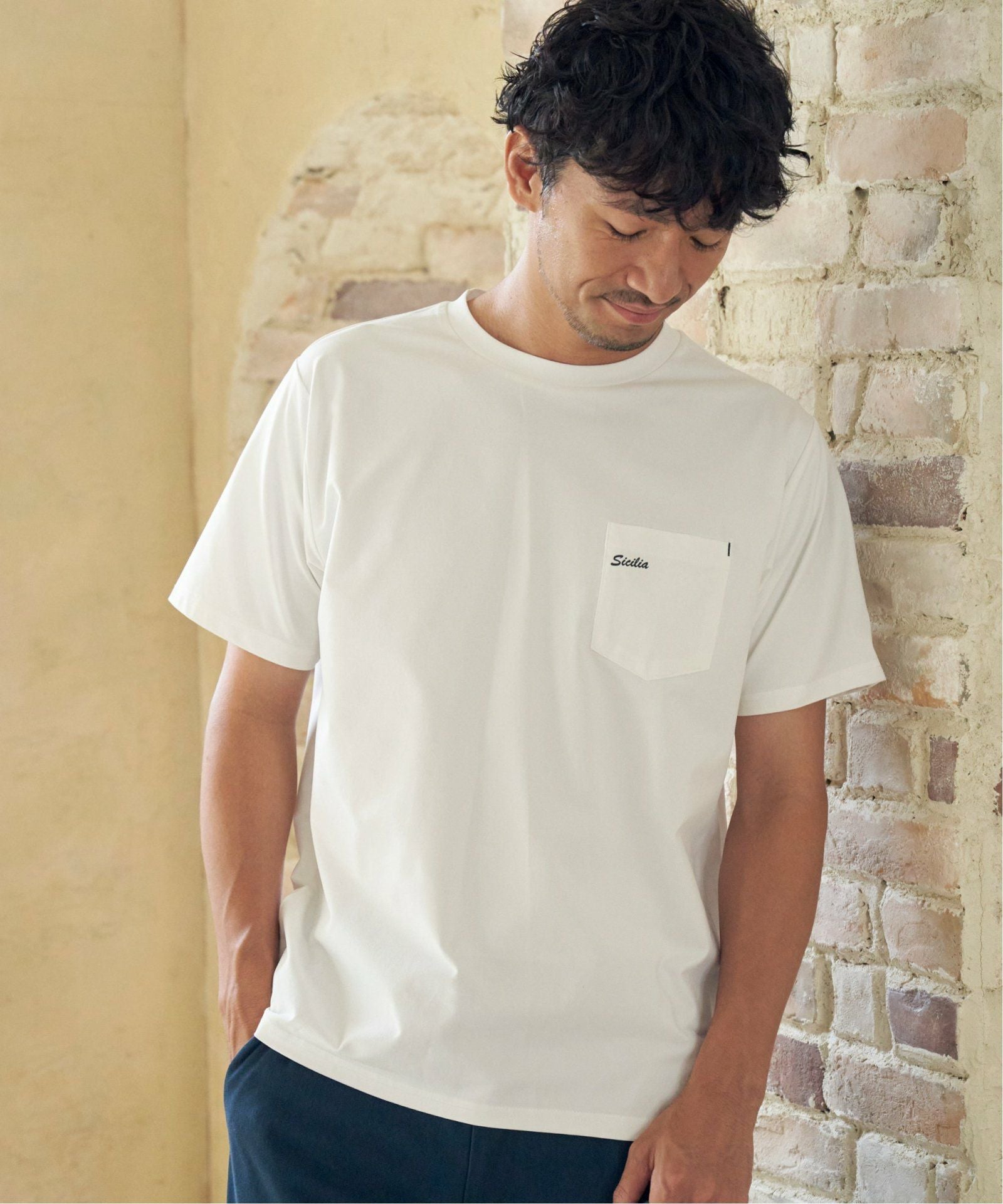接触冷感】速乾COOLポケットプリントTシャツ,ikka| TOKYO DESIGN CHANNEL