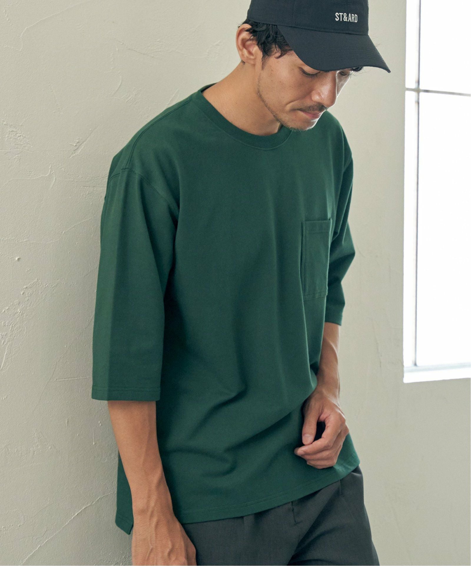 ストレッチインレイ7分袖Tシャツ,ikka| TOKYO DESIGN CHANNEL