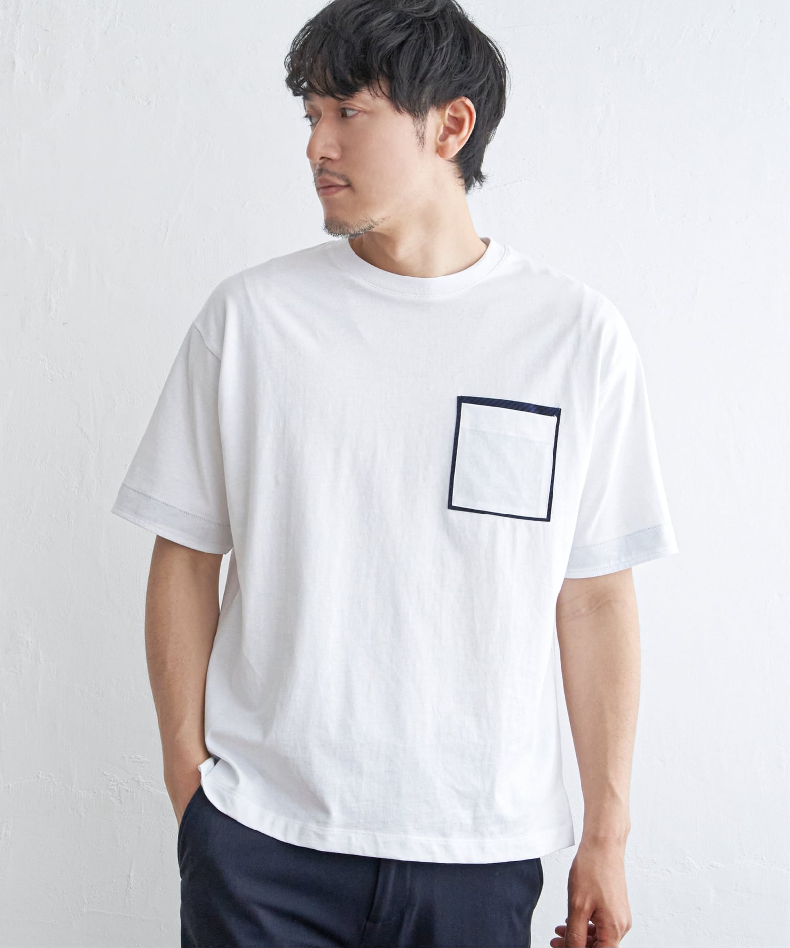 familiar Tシャツ 120サイズ ポケットデザイン ストライプMIXポケットTシャツ,ikka| TOKYO DESIGN CHANNEL