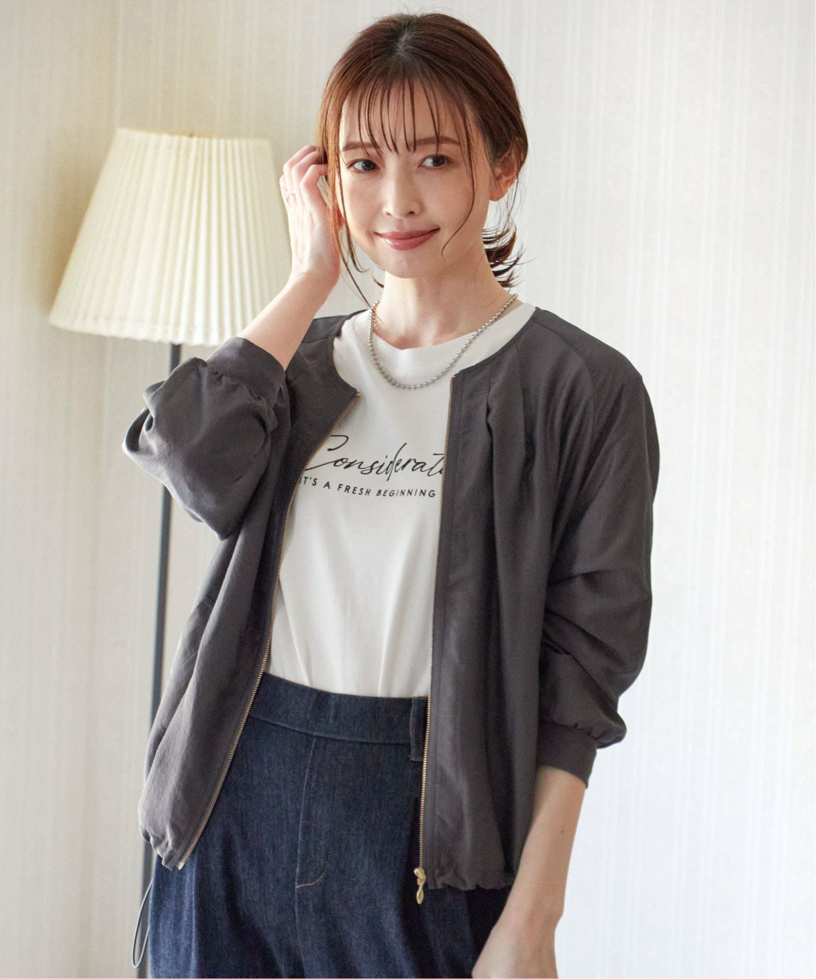 雑誌InRed web10月号掲載】ライトブルゾン,50%OFF| TOKYO DESIGN CHANNEL