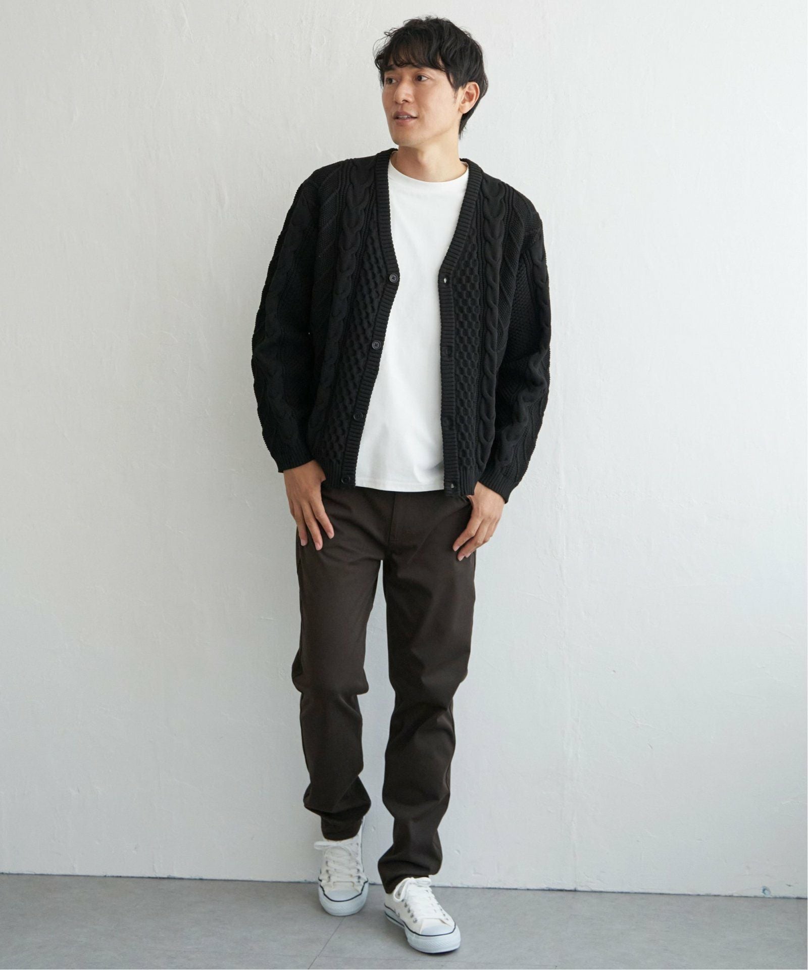 GOKU楽ニットケーブルカーディガン,30%OFF| TOKYO DESIGN CHANNEL