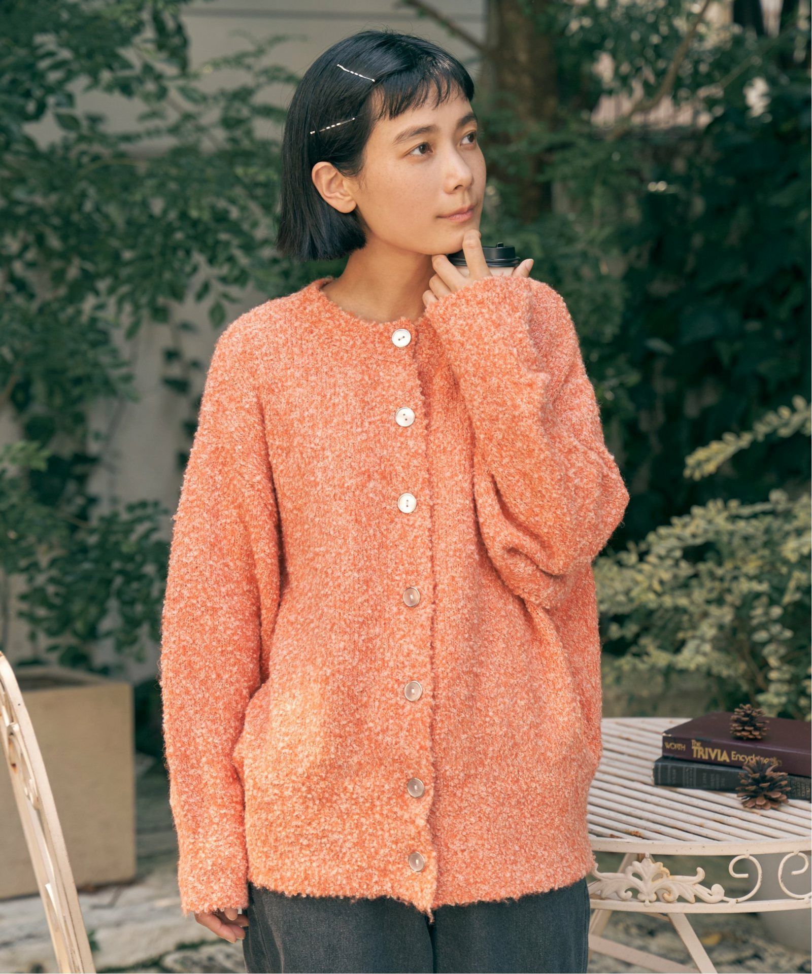 リサイクルモコモコ2WAYカーディガン,30%OFF| TOKYO DESIGN CHANNEL