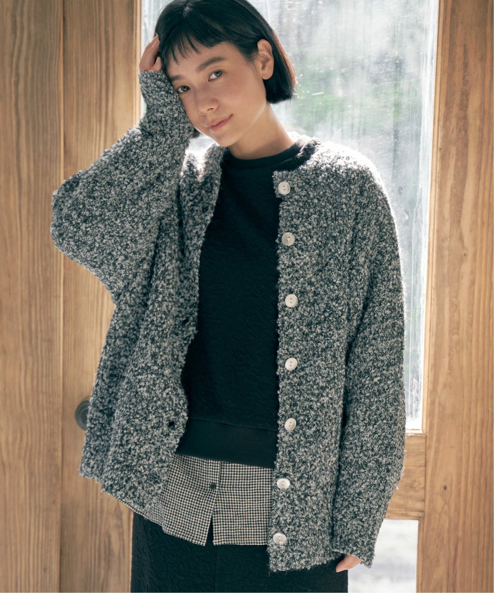 リサイクルモコモコ2WAYカーディガン,30%OFF| TOKYO DESIGN CHANNEL