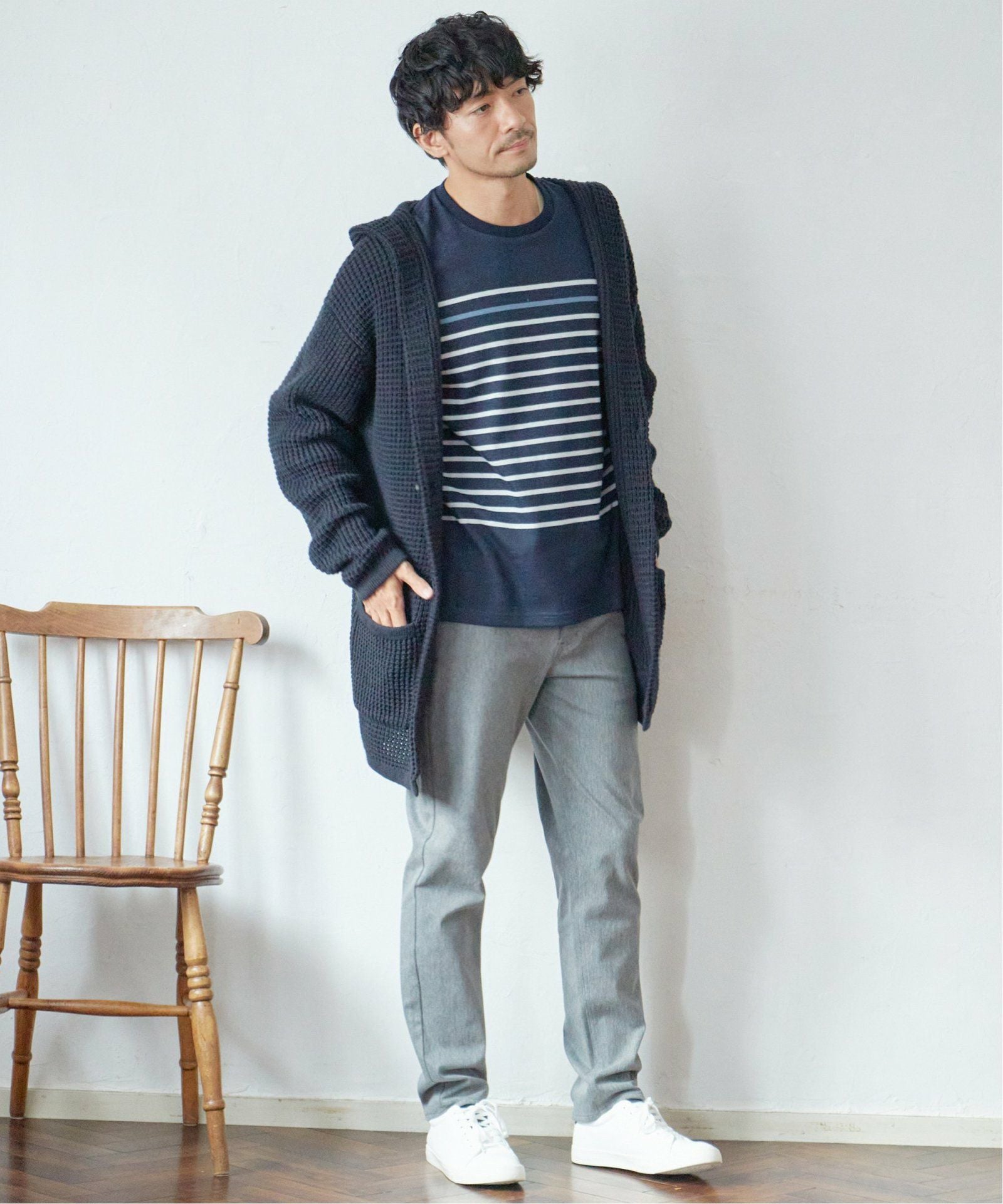 ダブルジャカードボーダーロンT,30%OFF| TOKYO DESIGN CHANNEL