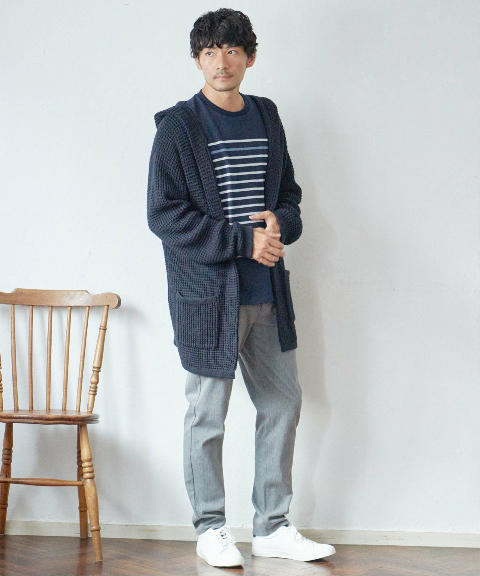 ダブルジャカードボーダーロンT,ikka| TOKYO DESIGN CHANNEL