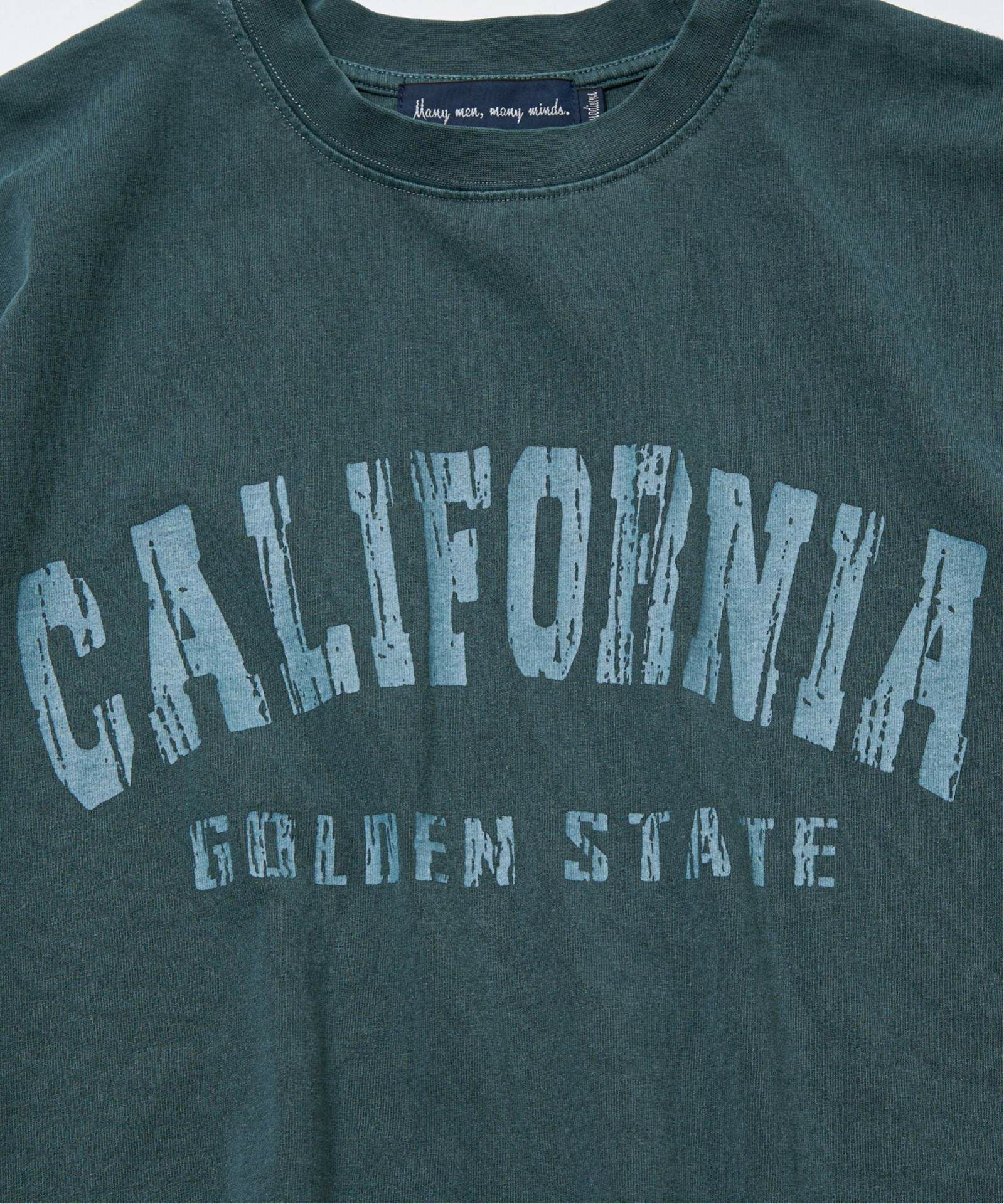 CALIFORNIAプリント ピグメント加工 リラックスフィットTシャツ,70%OFF