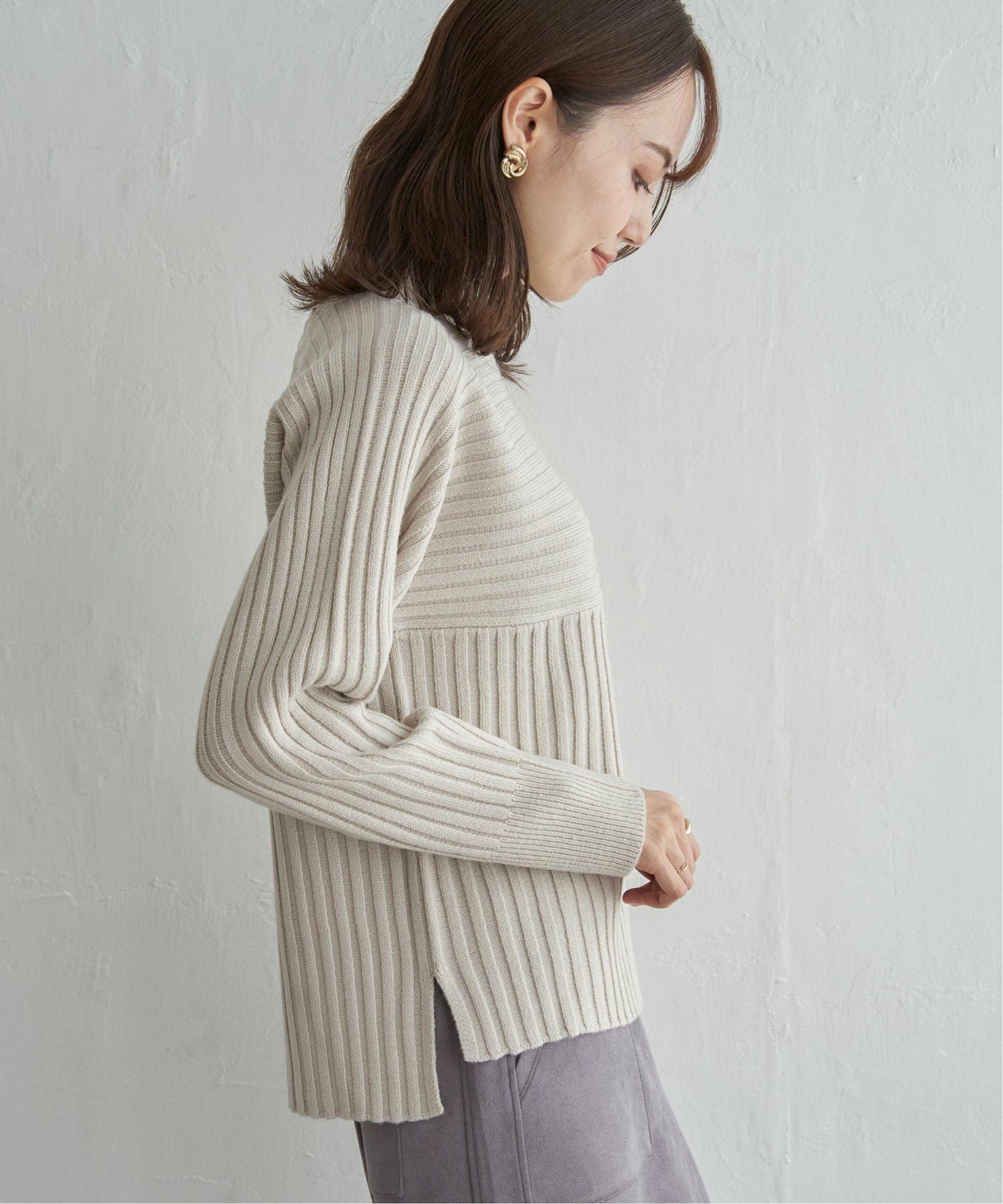 7Gワイドリブ切り替えプルオーバー,30%OFF| TOKYO DESIGN CHANNEL