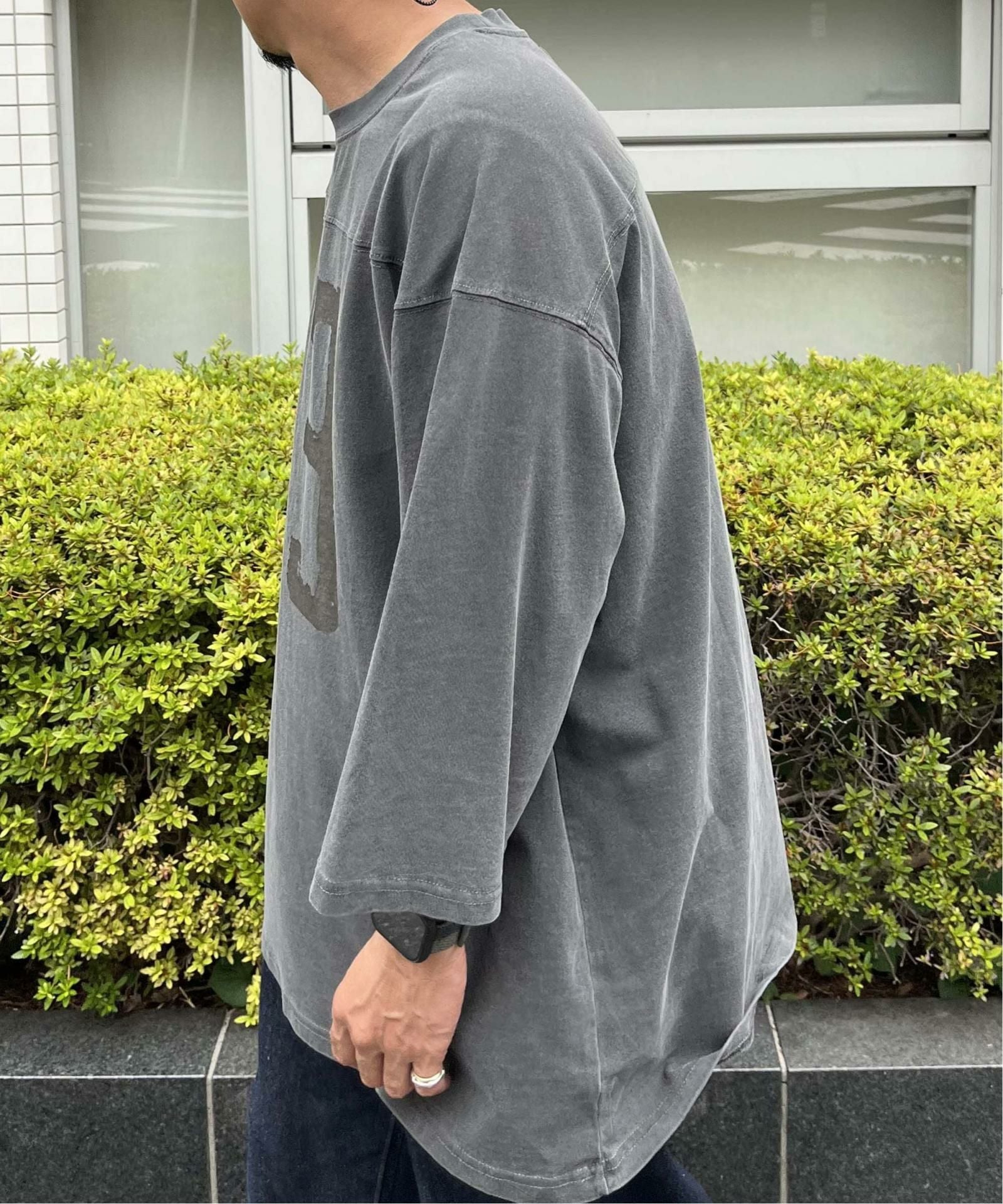 numberプリント ピグメント加工 フットボールTシャツ,70%OFF| TOKYO