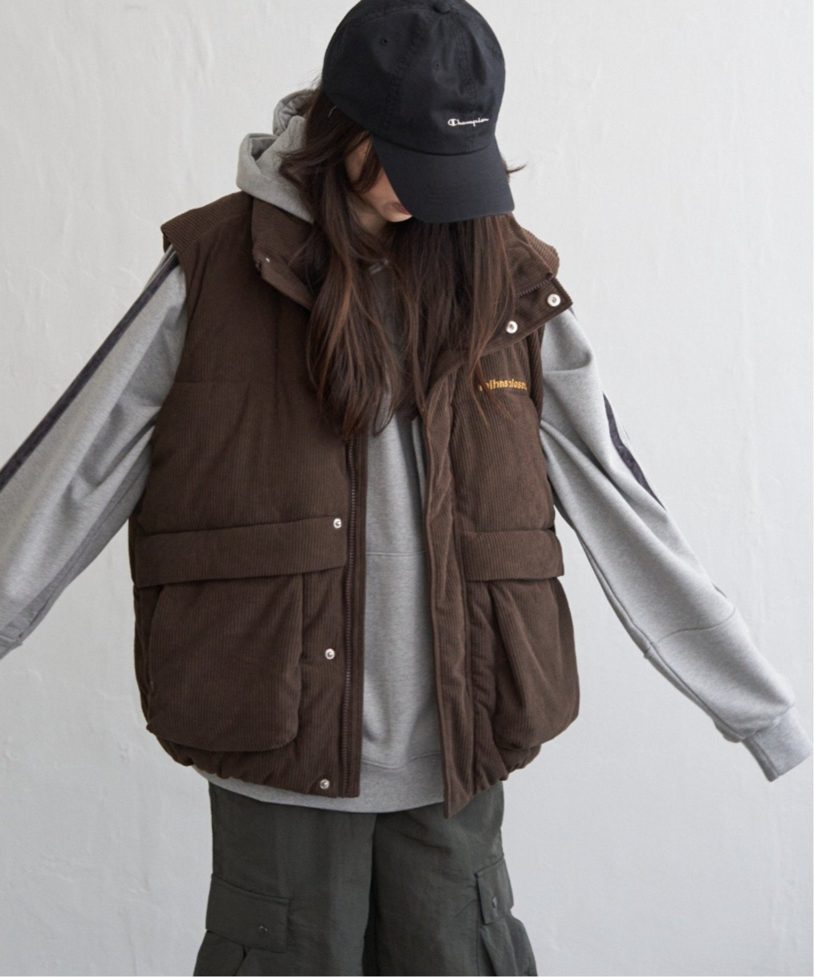mihns closet/ミンズクローゼット】26AW パデッドショートベスト / 新