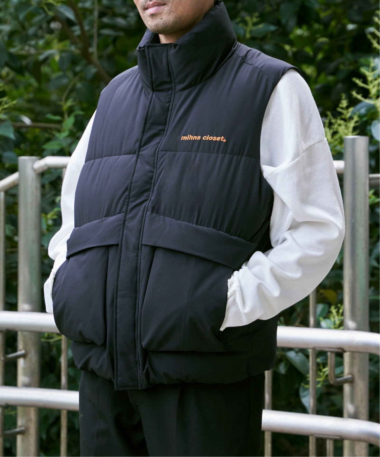 mihns closet/ミンズクローゼット】26AW パデッドショートベスト / 新