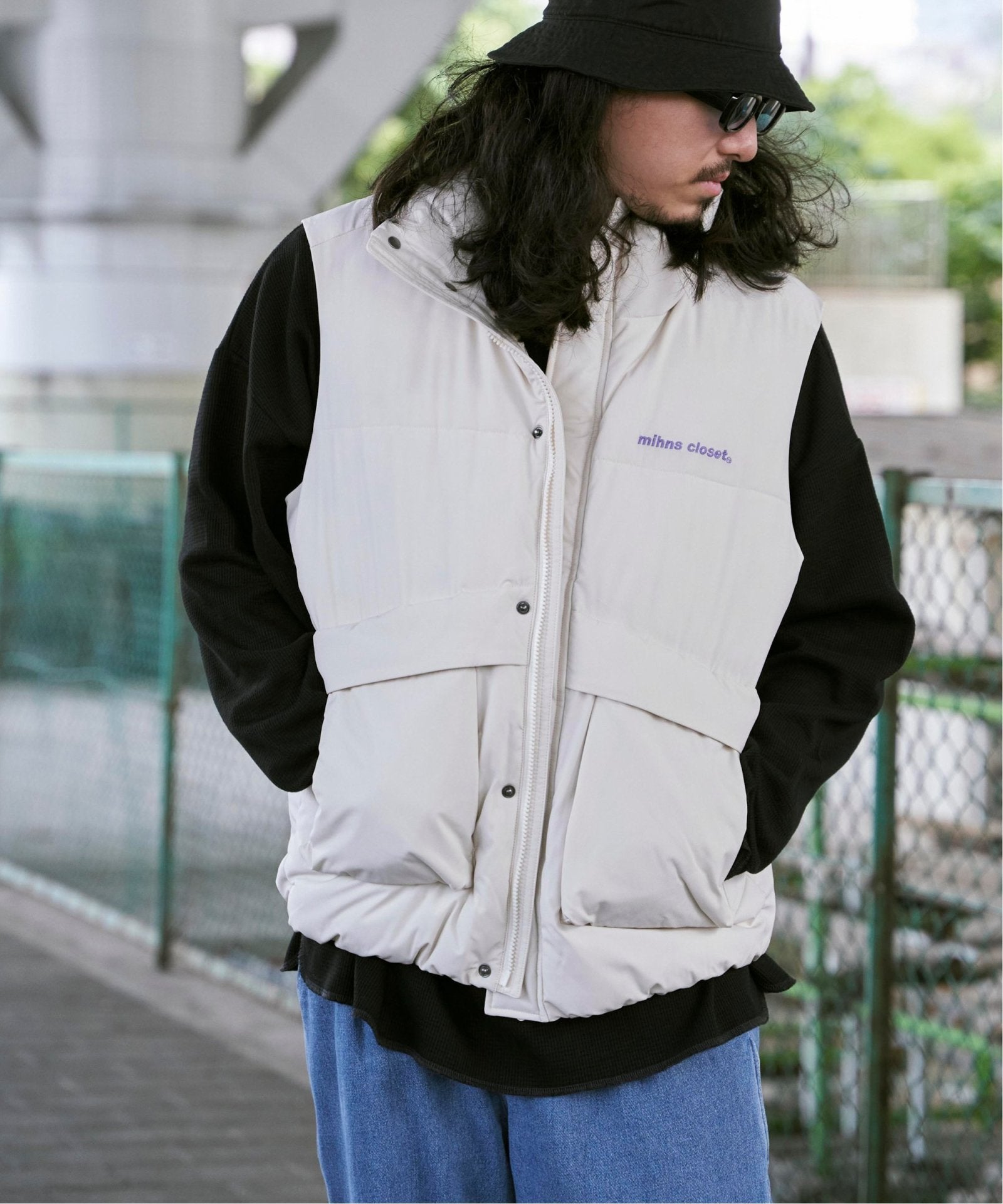 mihns closet/ミンズクローゼット】26AW パデッドショートベスト / 新