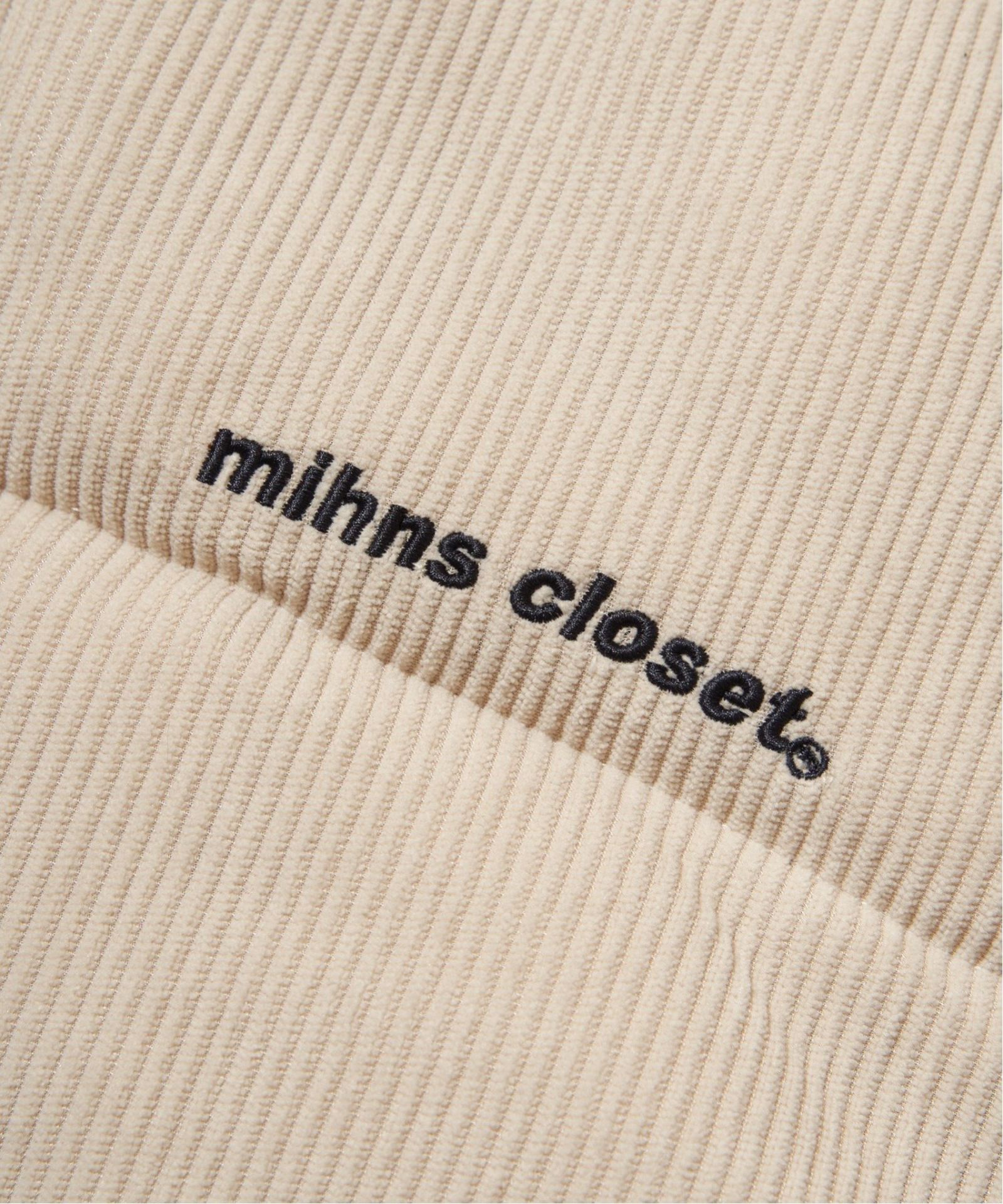 mihns closet/ミンズクローゼット】26AW パデッドショートベスト / 新