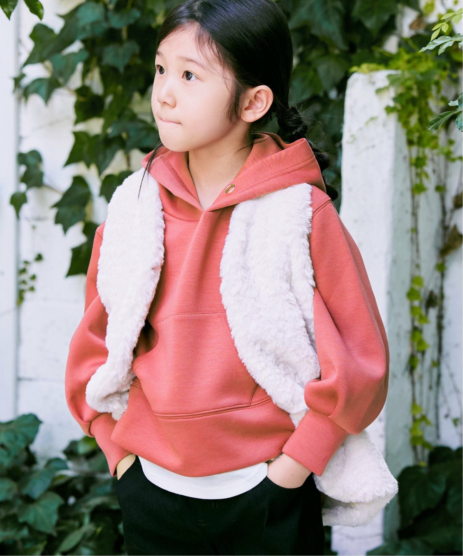 フェイクファーベスト（110~160cm）,ikka| TOKYO DESIGN CHANNEL