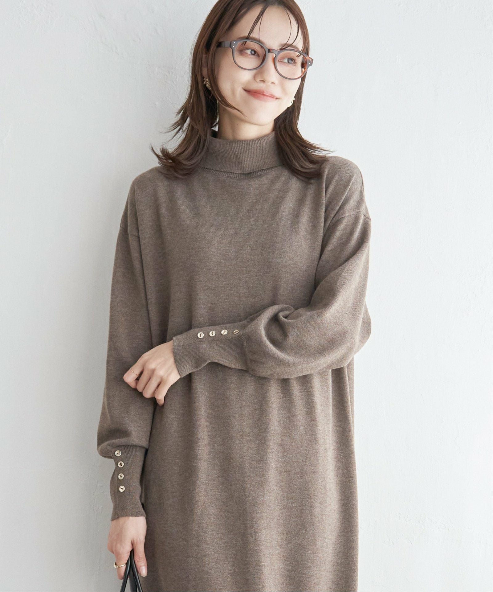 タートルニットスリットワンピース,30%OFF| TOKYO DESIGN CHANNEL