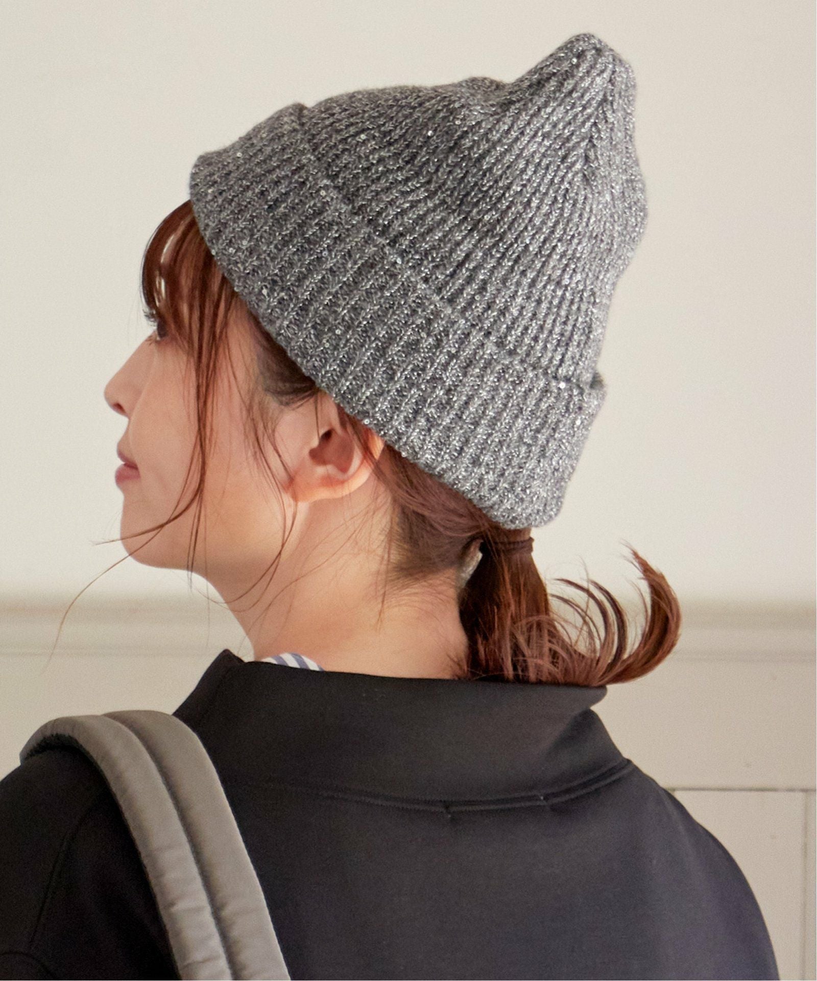 BRUNELLO CUCINELLI カシミヤ スパンコール・ラメ ニット帽 スパンコールラメ混ニットワッチ,ikka| TOKYO DESIGN CHANNEL