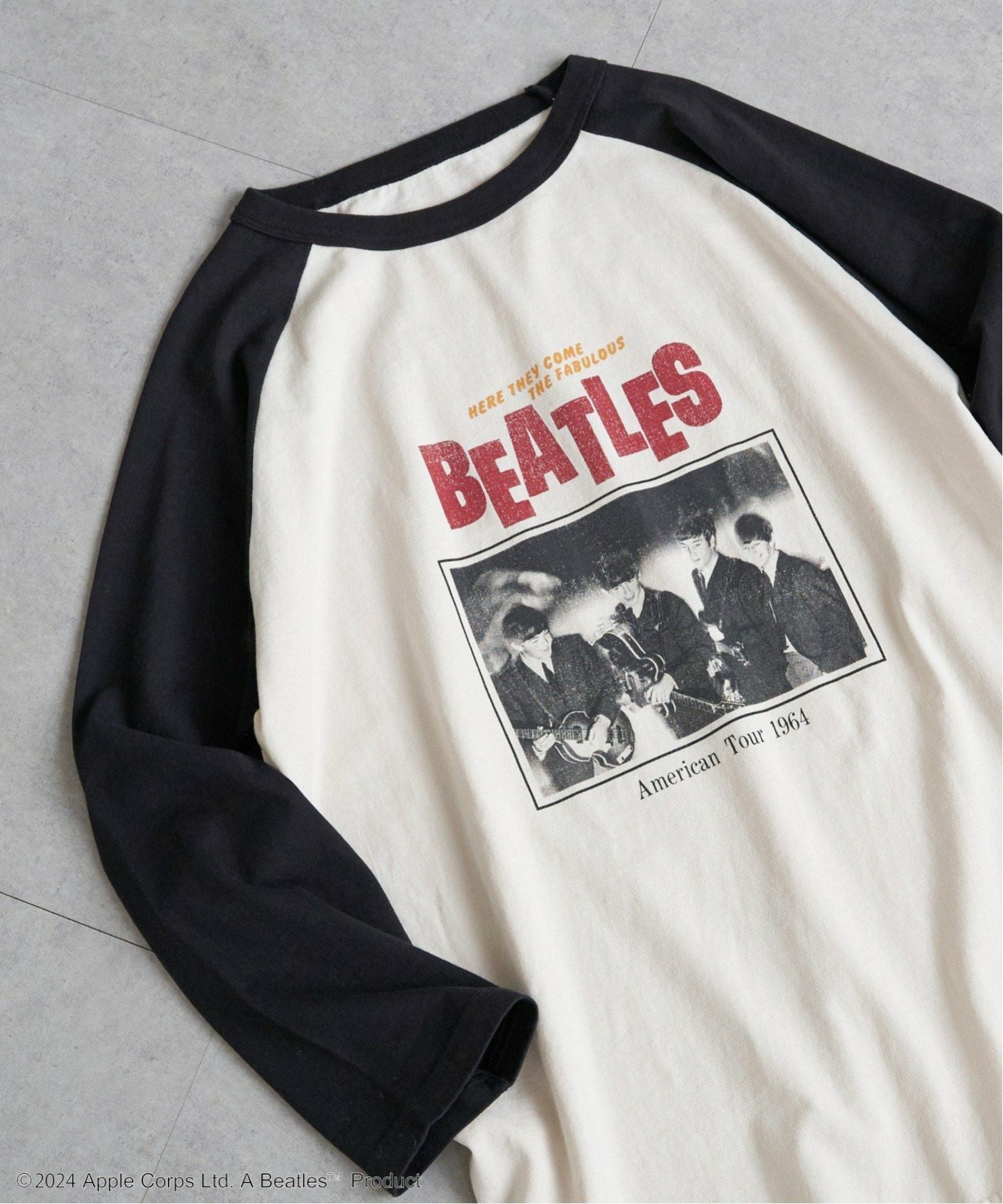 別注】THE BEATLES ザ ビートルズ ツアーラグランロンT,VENCE| TOKYO