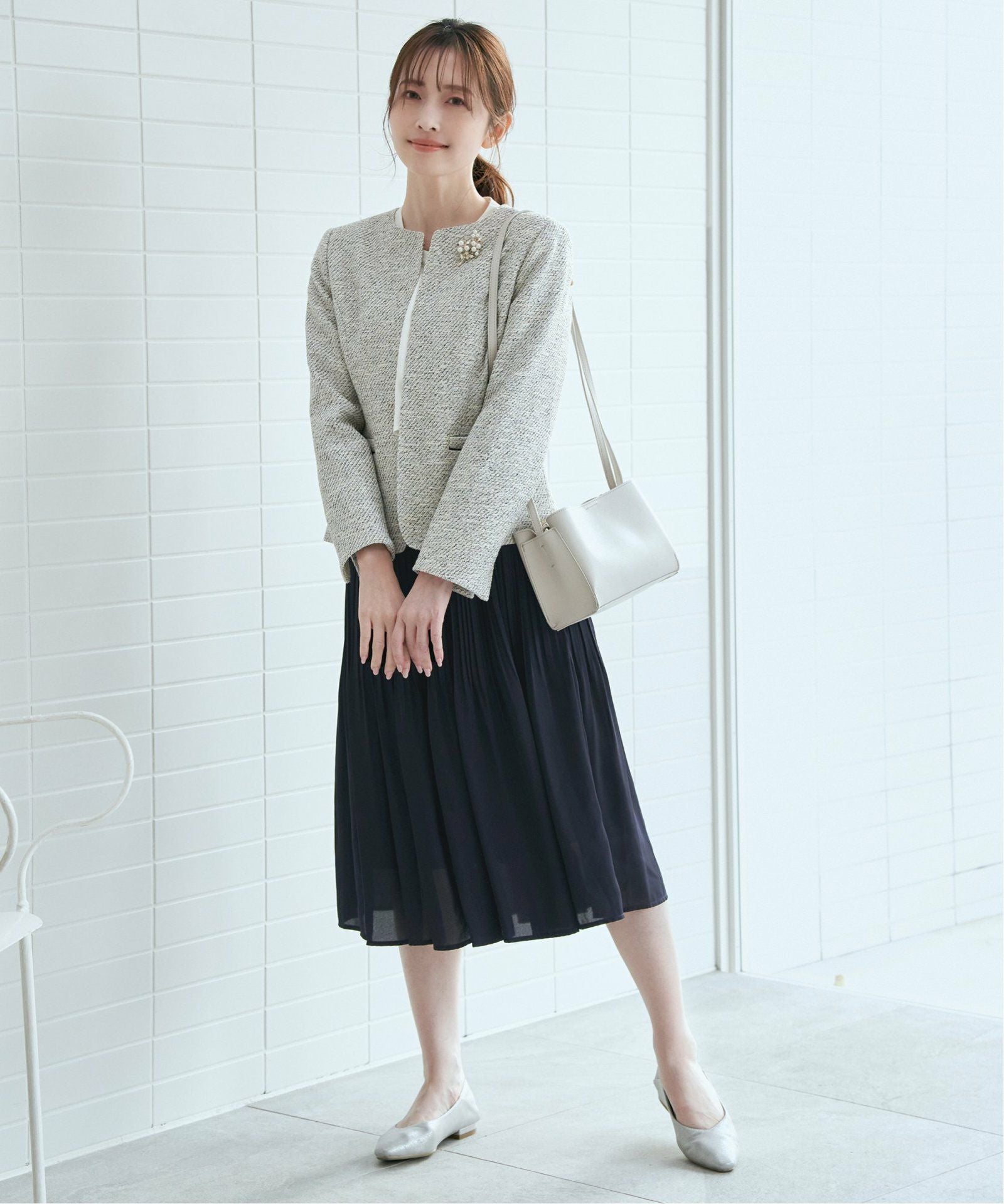 シフォンプリーツスカート,ikka| TOKYO DESIGN CHANNEL