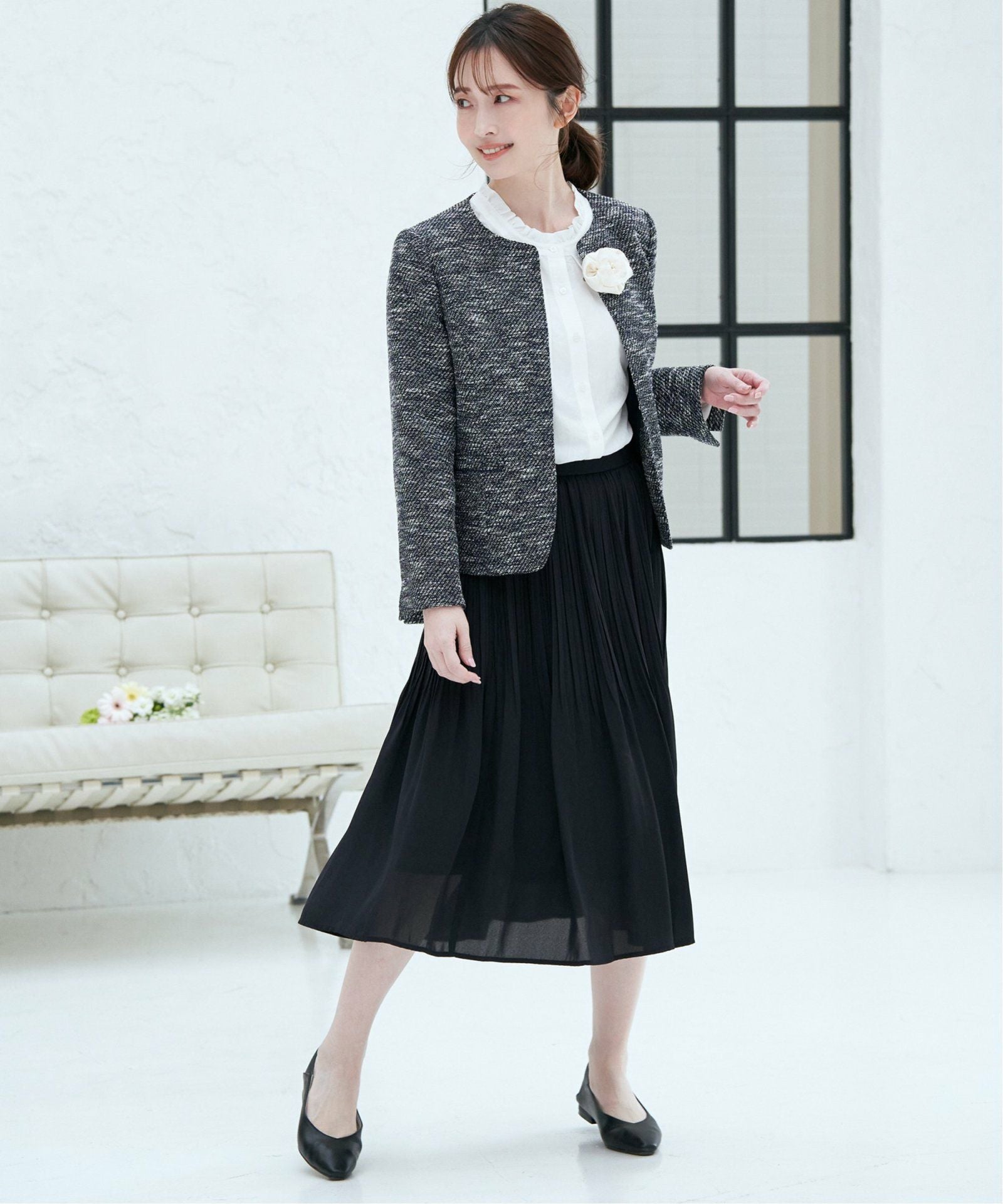 新品 TO BE CHIC 2025 シフォンプリーツスカート シフォンプリーツスカート,ikka| TOKYO DESIGN CHANNEL