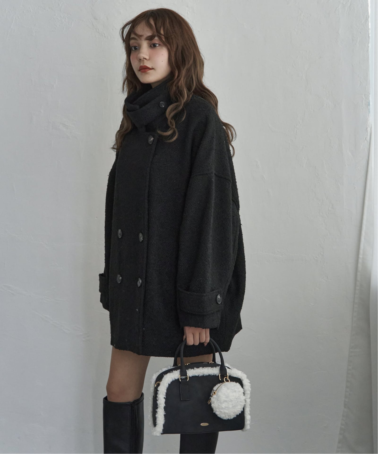 notch.by yui 】ヘリンボーンPコート,notch.| TOKYO DESIGN CHANNEL