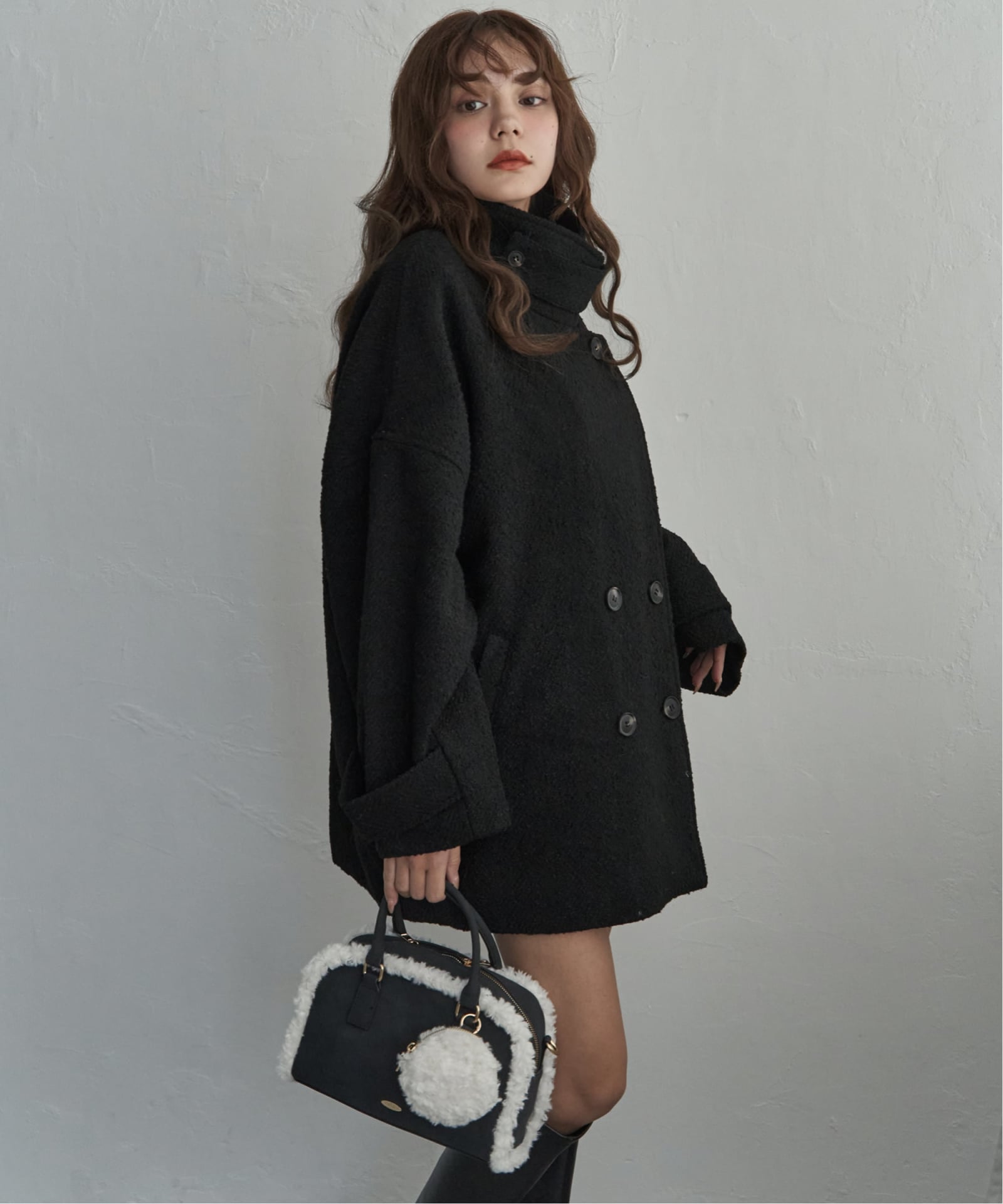 notch.by yui 】ヘリンボーンPコート,notch.| TOKYO DESIGN CHANNEL