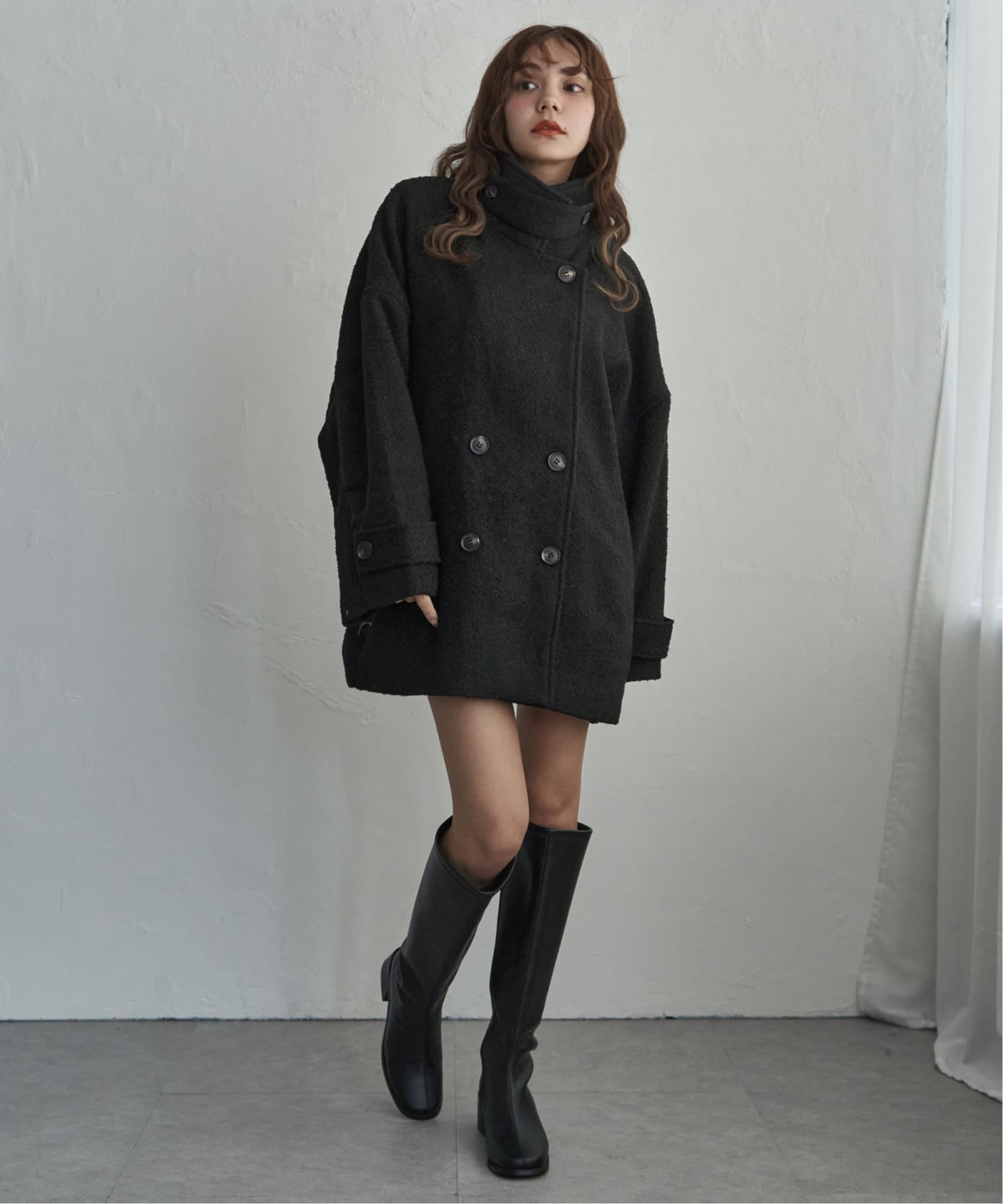 notch.by yui 】ヘリンボーンPコート,notch.| TOKYO DESIGN CHANNEL