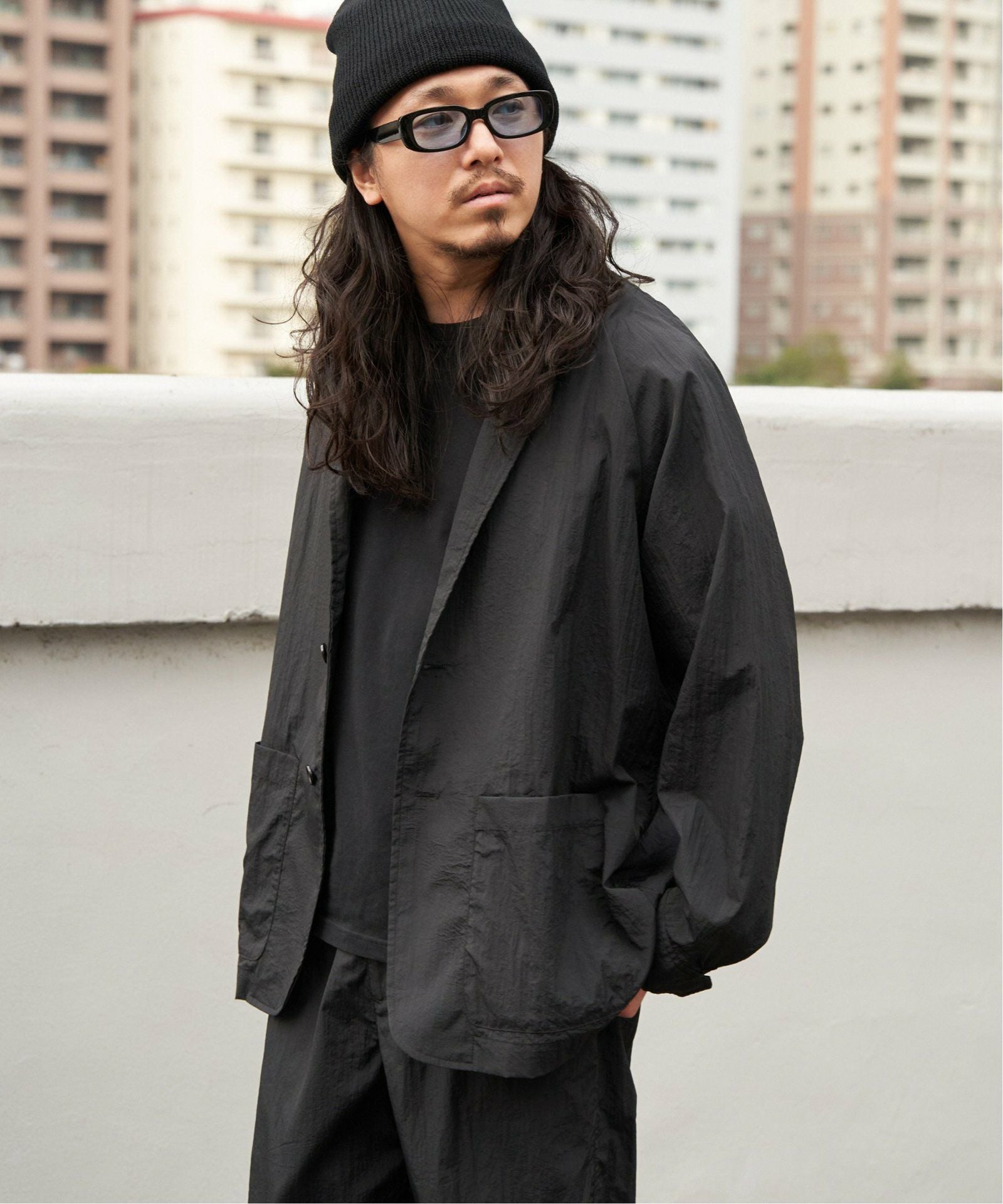 タスランナイロン アクティブジャケット/セットアップ可能,NO NEED