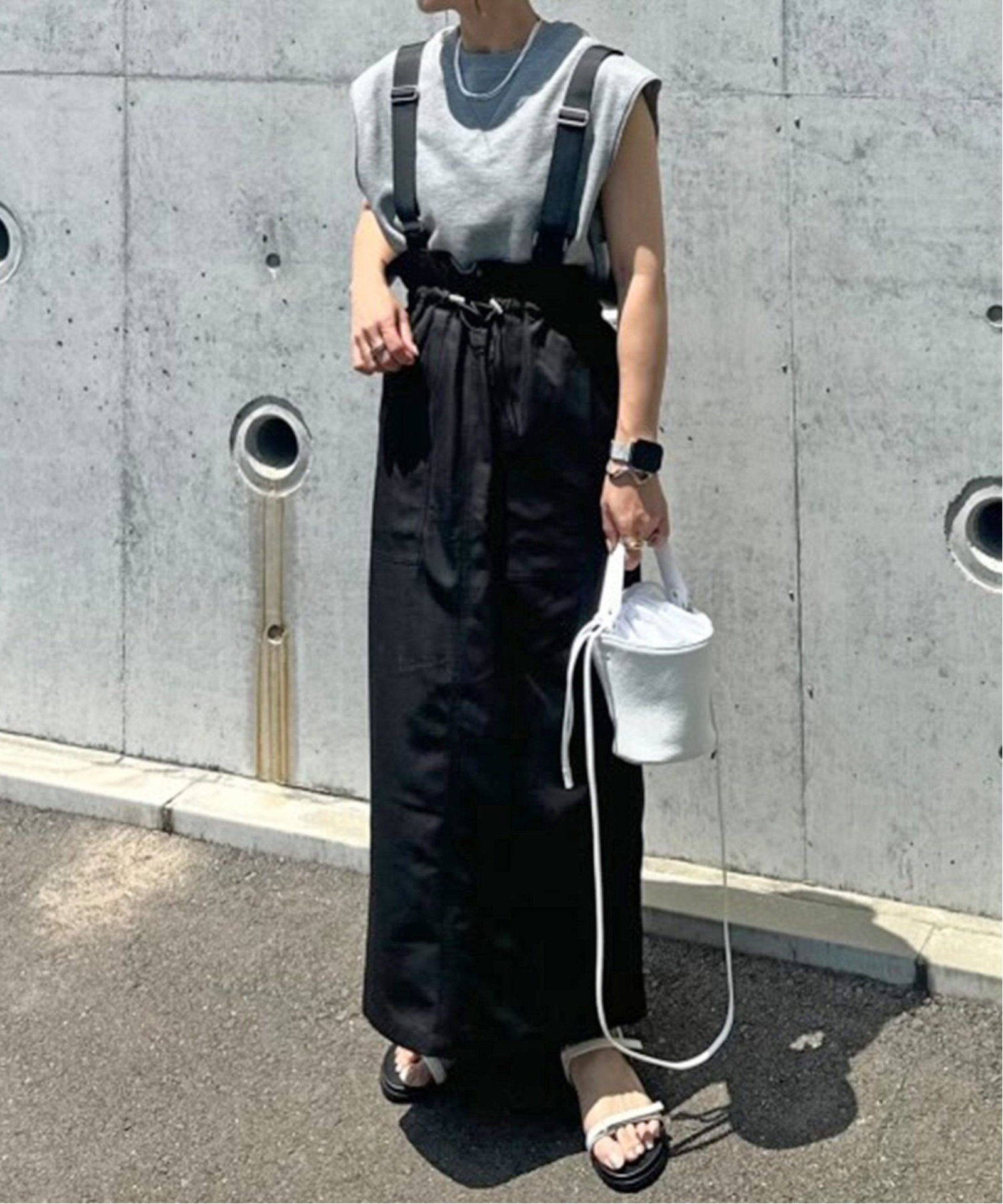 notch. by KR 】サス付きハイウェストスカート,notch.| TOKYO DESIGN