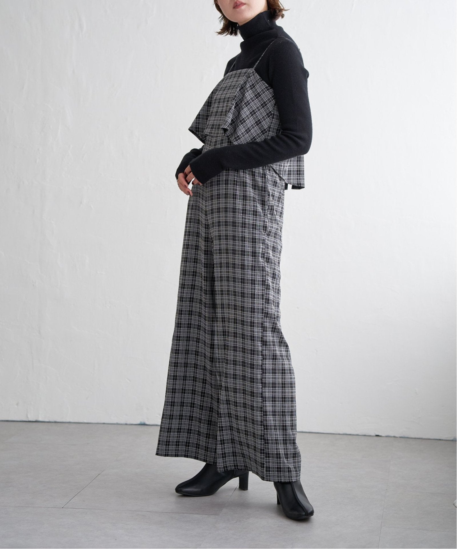 チェックビスチェ風サロペット,60%OFF| TOKYO DESIGN CHANNEL