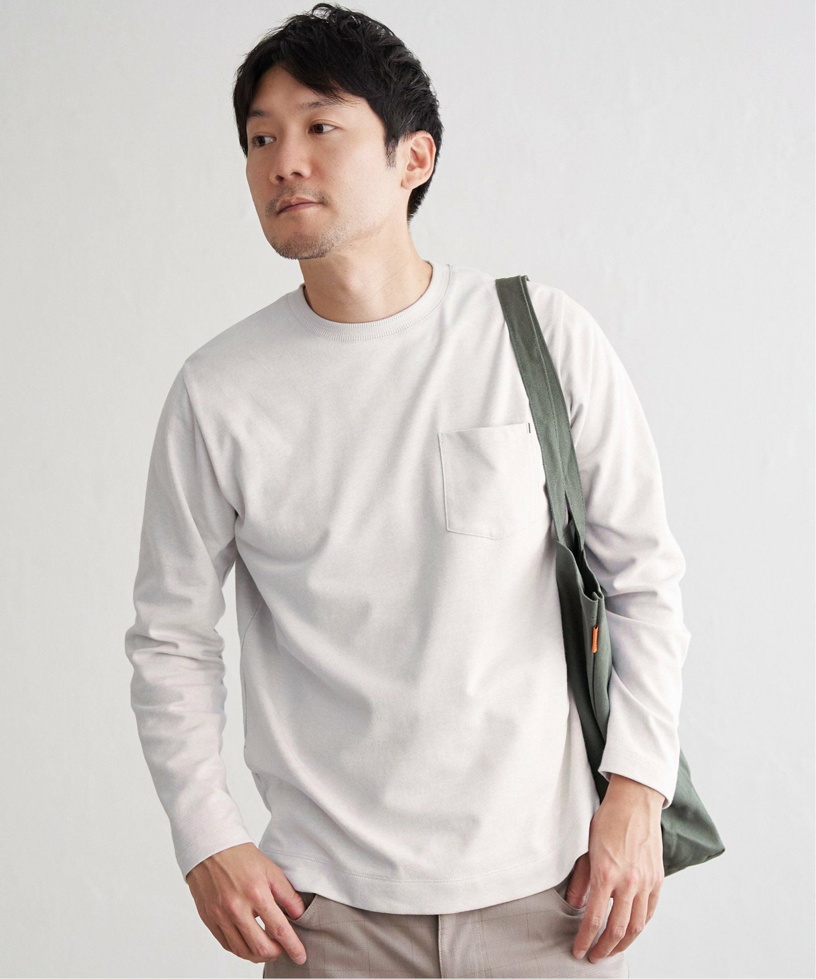 ライトダンボールWフェイスロンT,ikka| TOKYO DESIGN CHANNEL