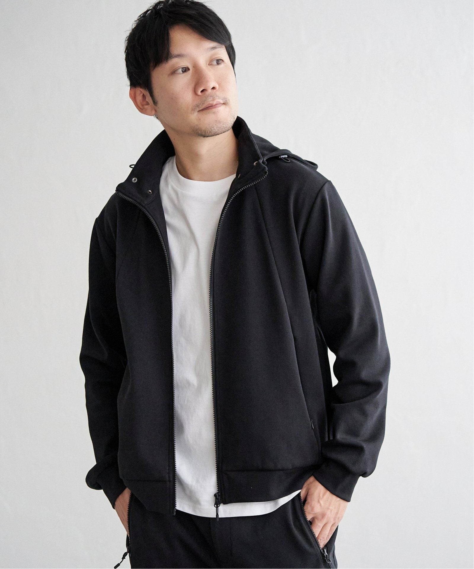 セットアップ対応】テックストレッチ2WAYジップパーカ,50%OFF| TOKYO